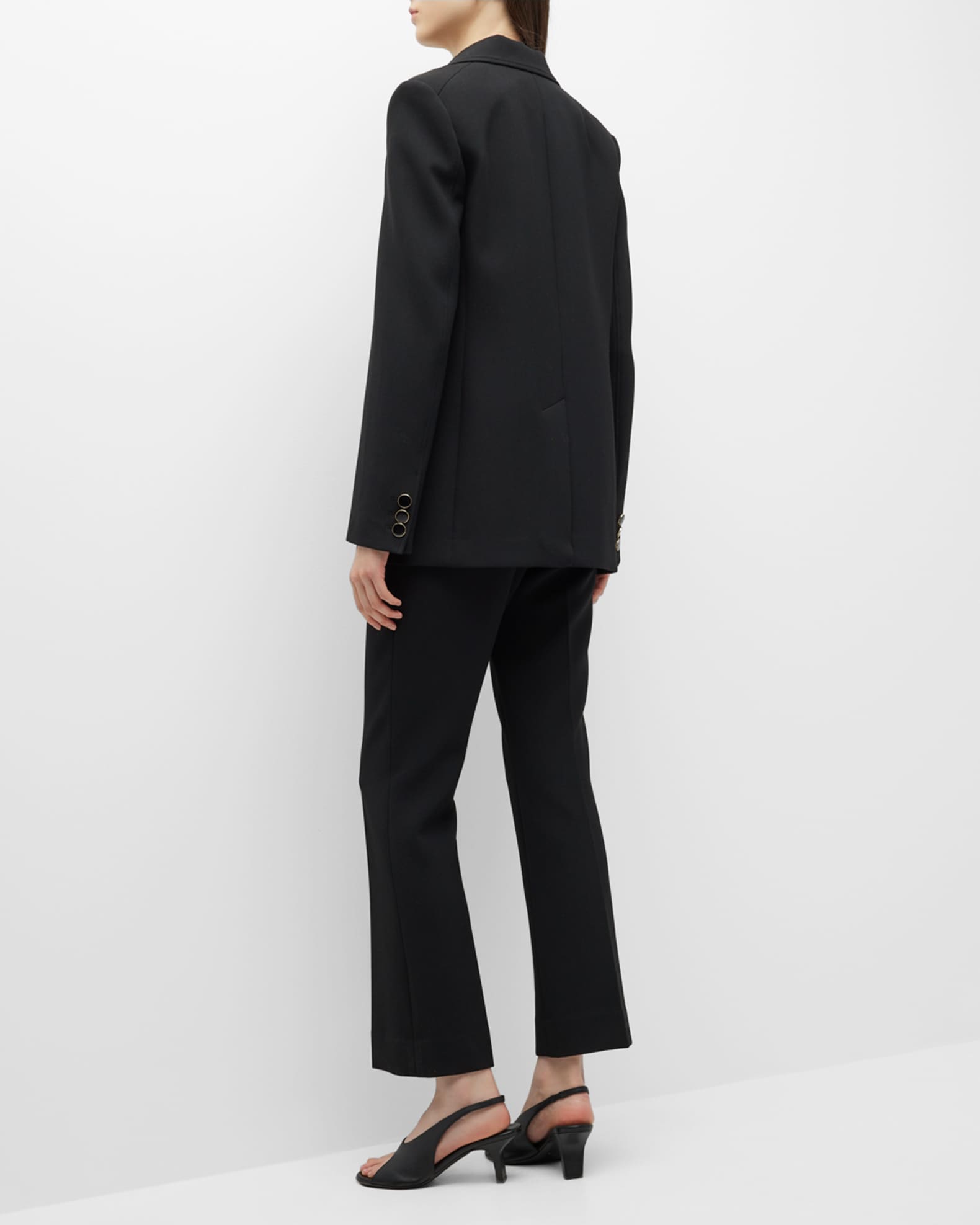 OVERSIZED BALMACAAN HALF COAT #BLACK [ST.490-1] _ stein