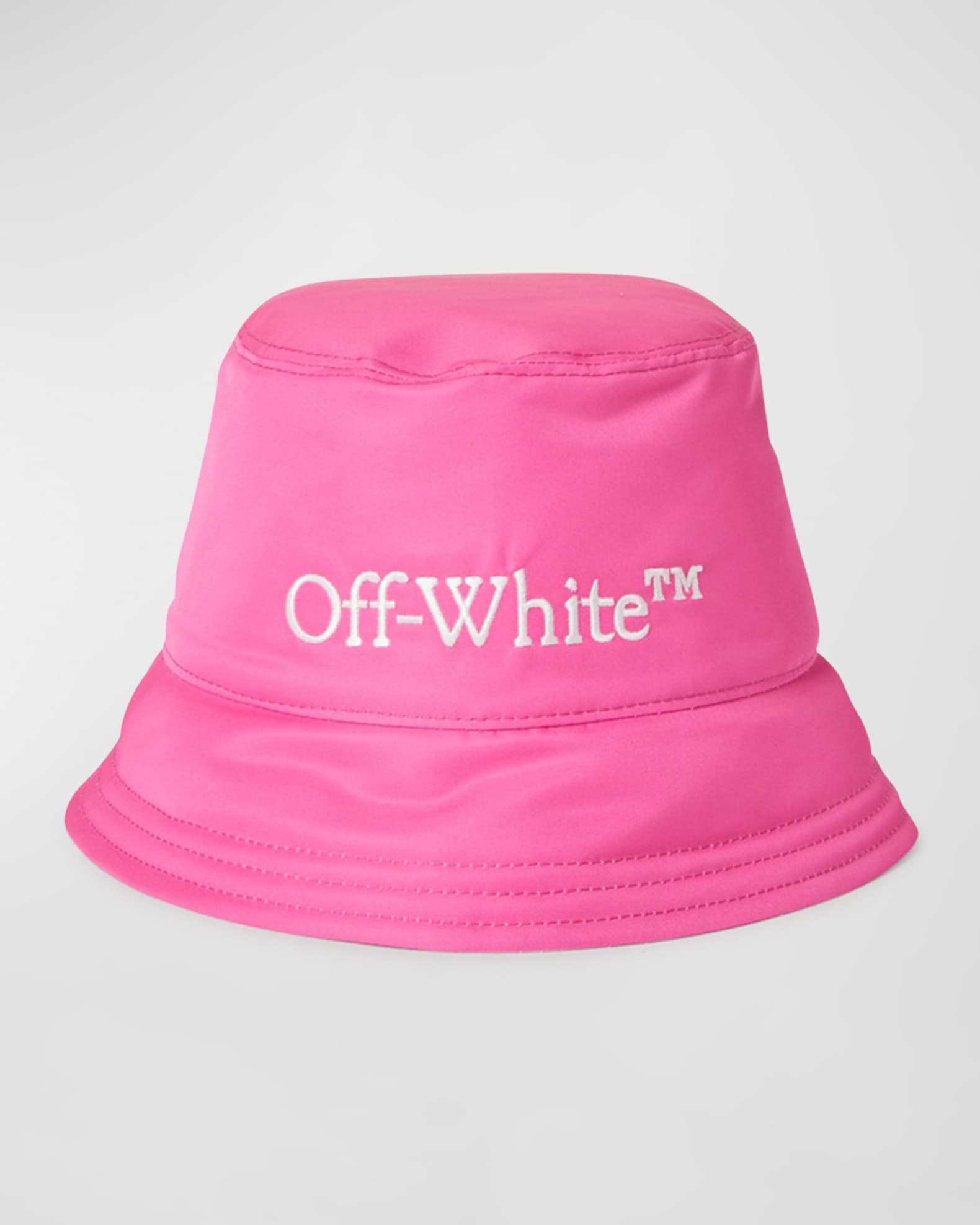 Off-White Reversible Logo Bucket Hat | Neiman Marcus