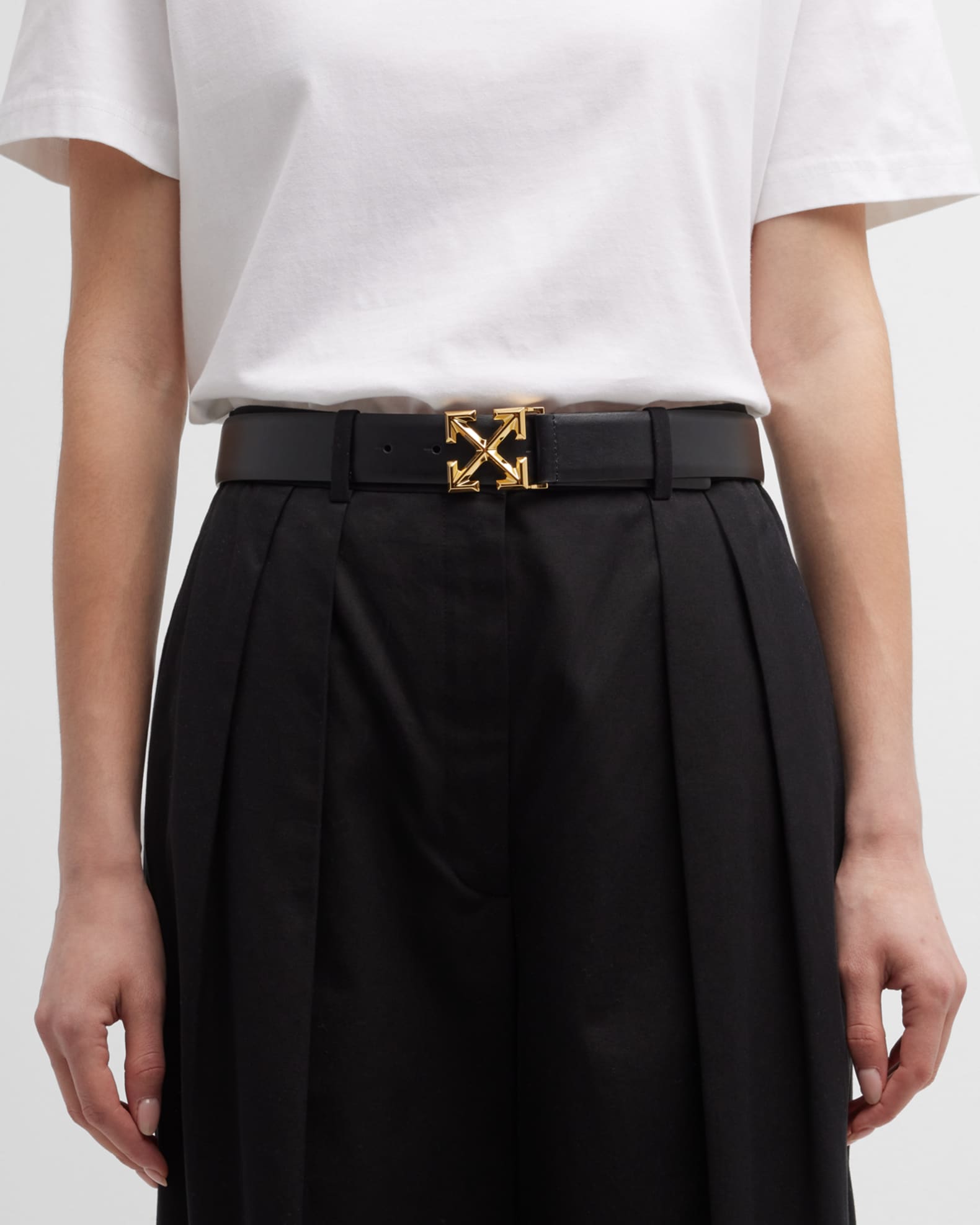 OFF WHITE RECTANGLE MIRROR BELT main image 0