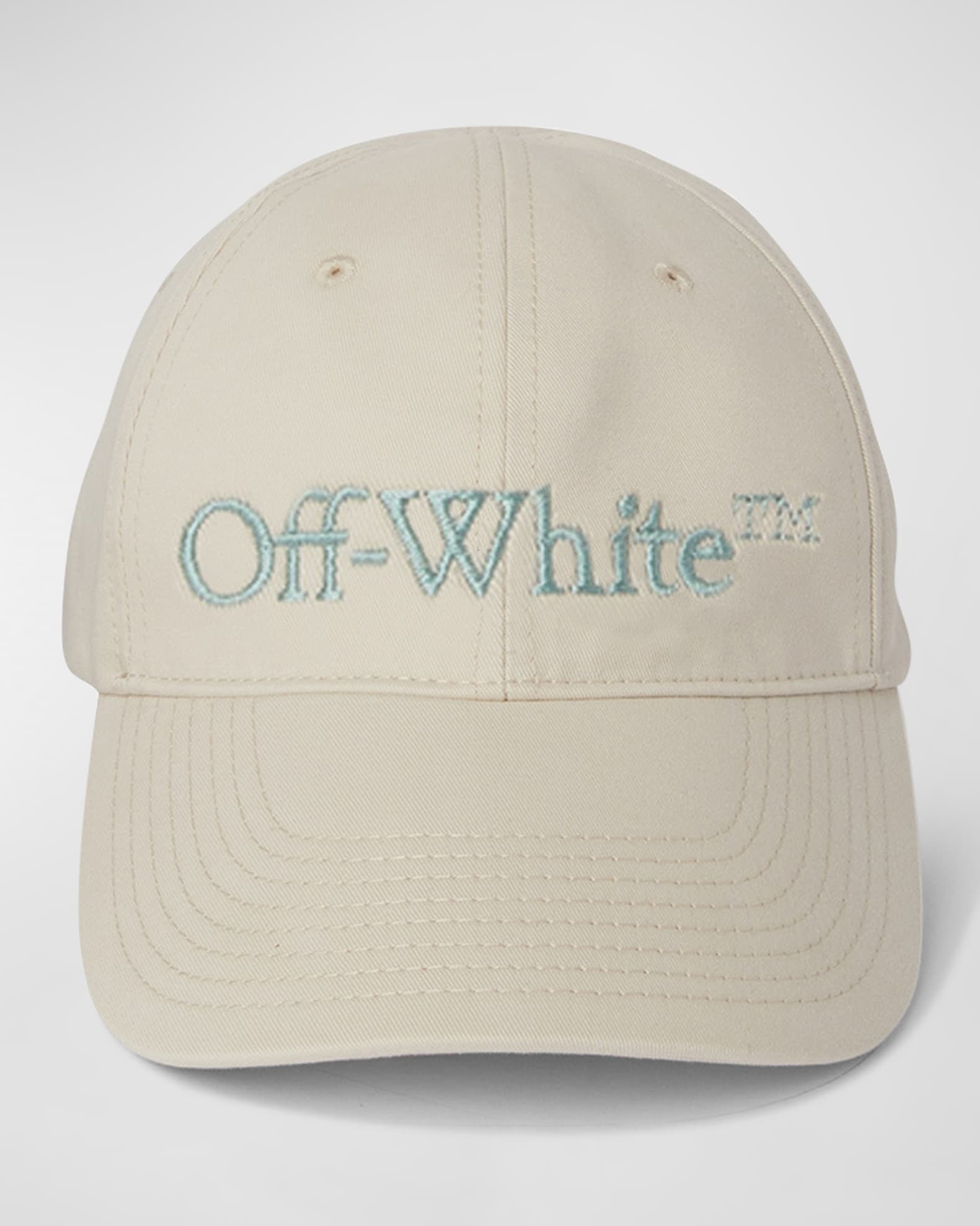 Off-White Logo Bookish Baseball | Neiman Marcus