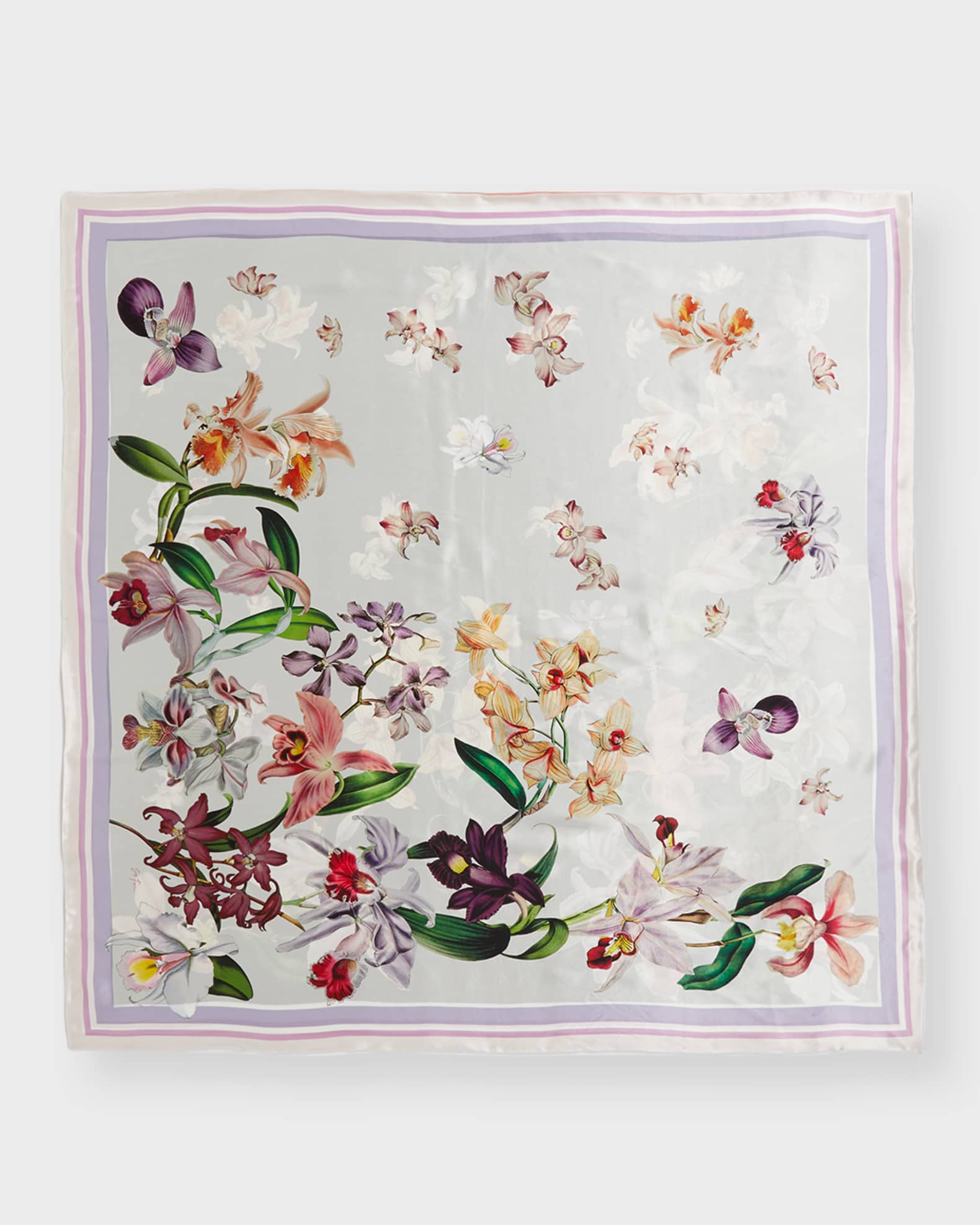 St. Piece Sonia Floral Silk Scarf | Neiman Marcus