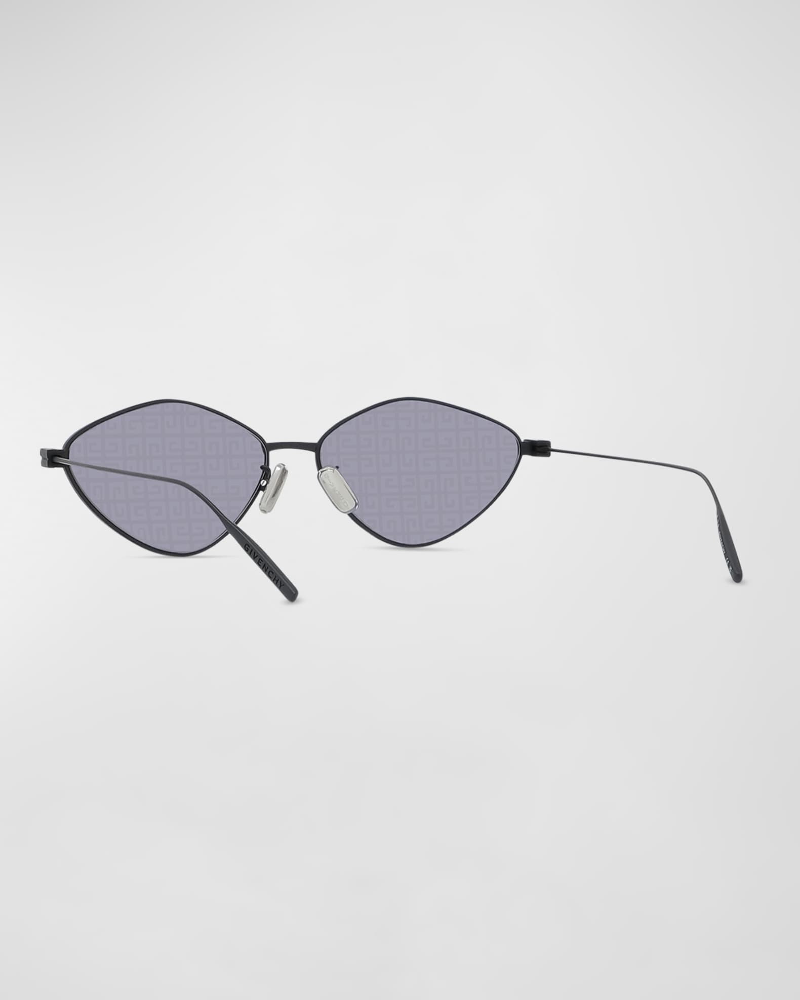 Givenchy 4G Metal Oval Sunglasses Neiman Marcus