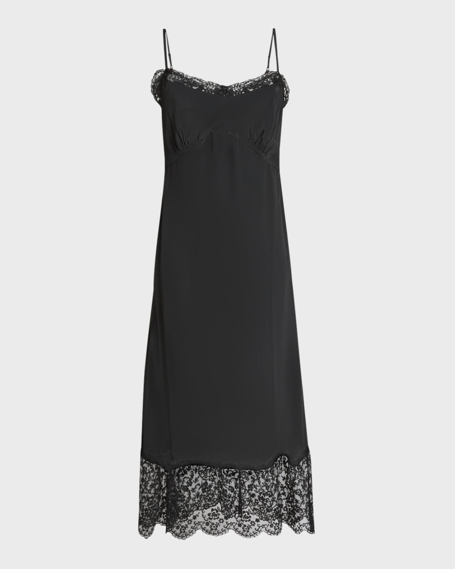 Simone Rocha Lace-Trim Slip Dress