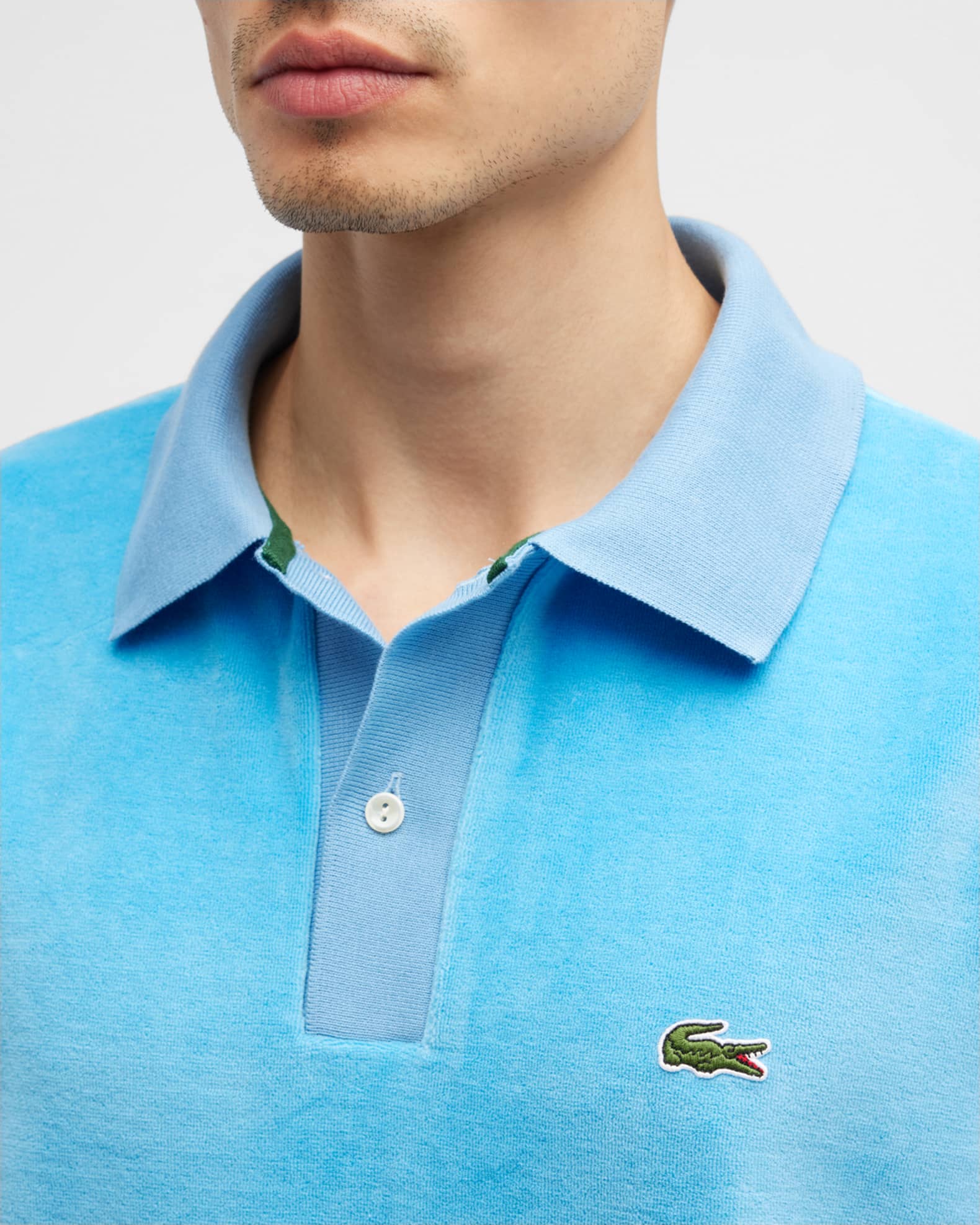Lacoste velour online polo