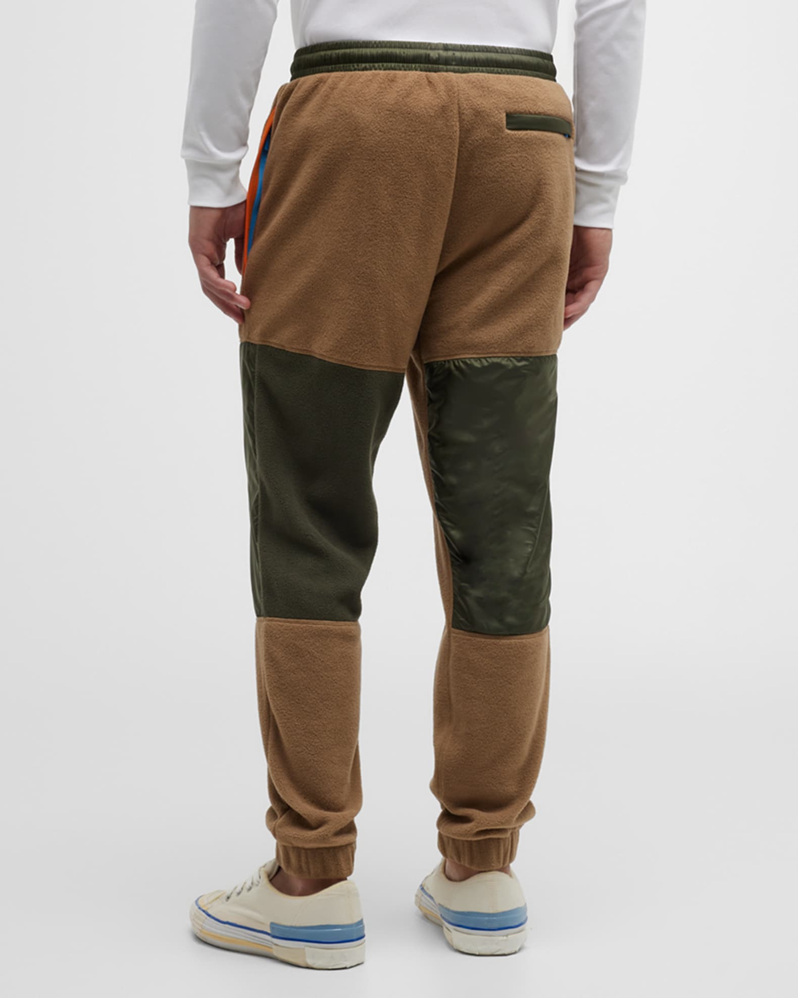 Lacoste Men's Color-Block Fleece Track Pants | Neiman Marcus