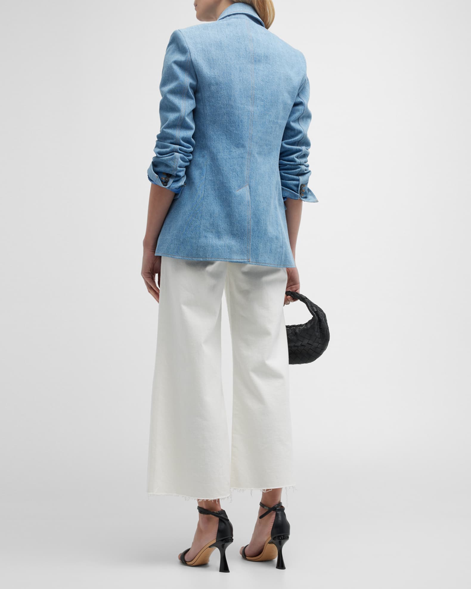 FRAME The Femme Denim Blazer | Neiman Marcus