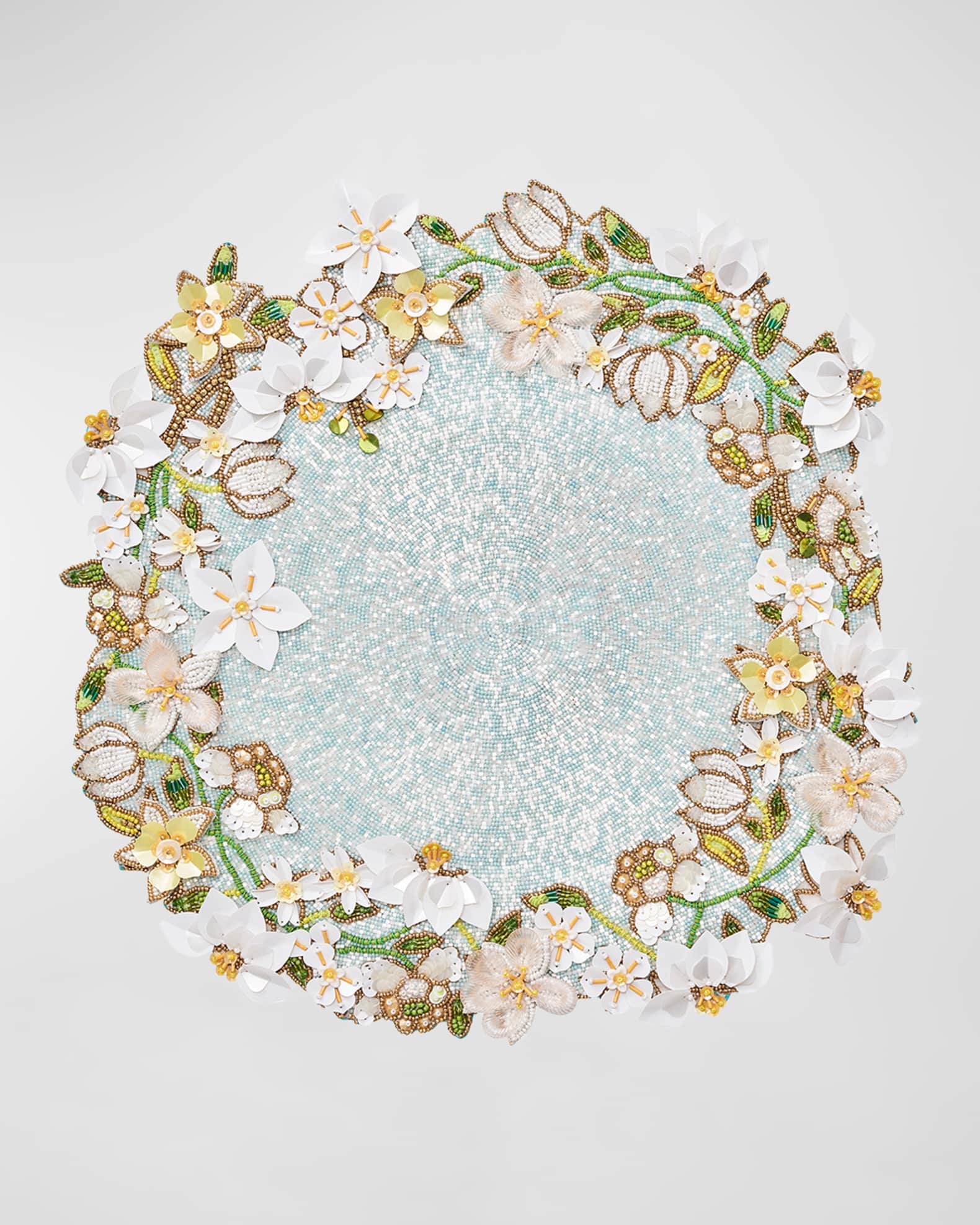 Kim Seybert Gardenia Beaded Placemat