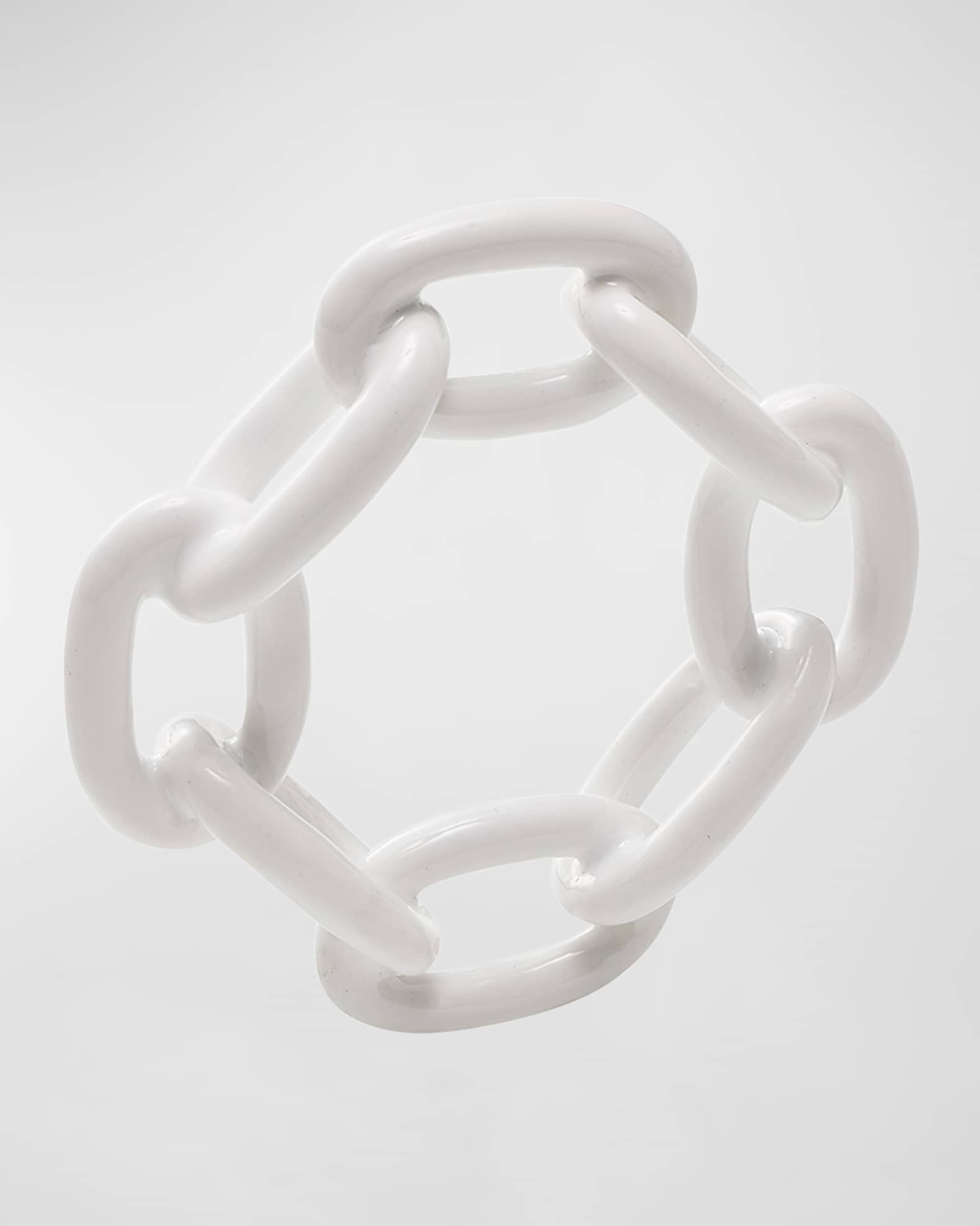 Enamel Chain Link Napkin Ring 0