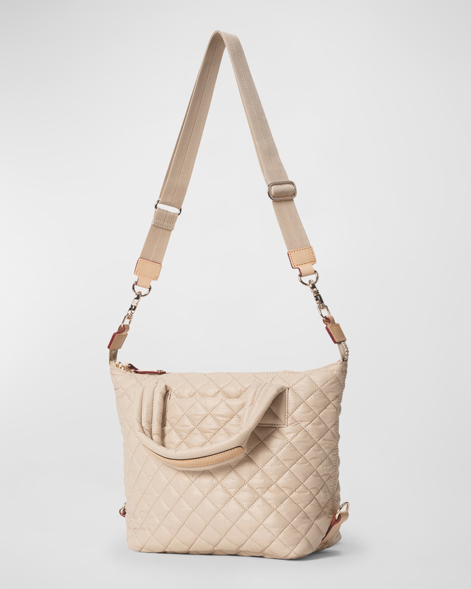 MZ WALLACE Sutton Deluxe Small Quilted Nylon Crossbody Bag Neiman Marcus