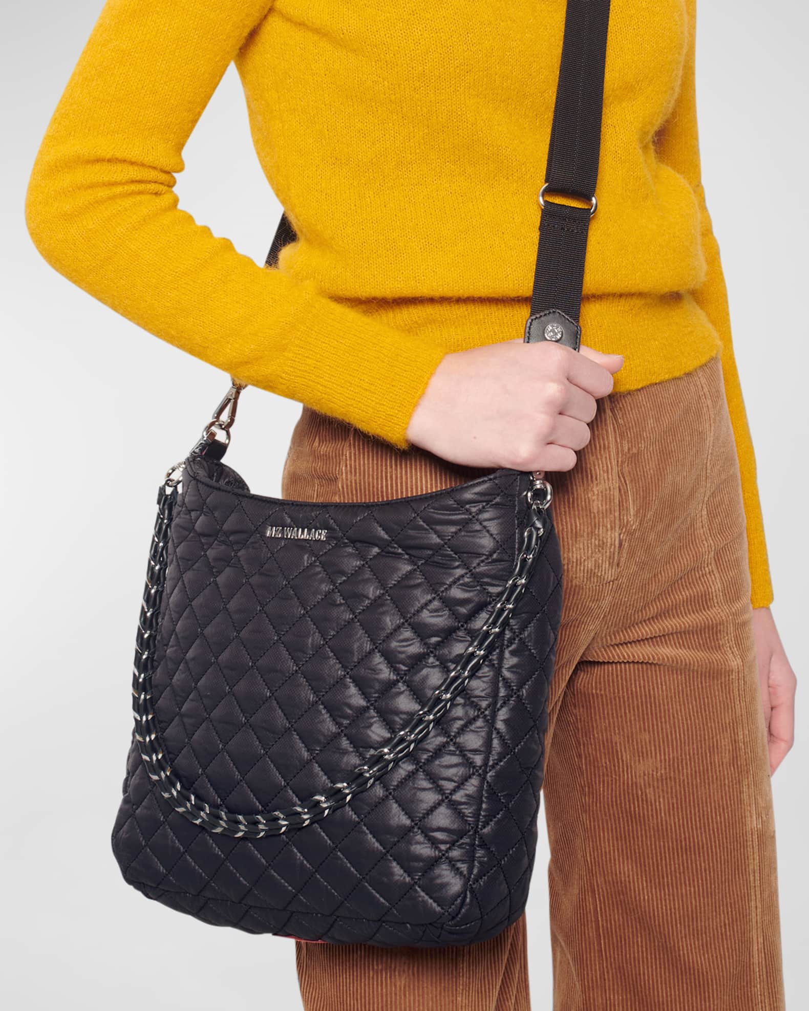 Crosby Quilted Hobo Shoulder Bag