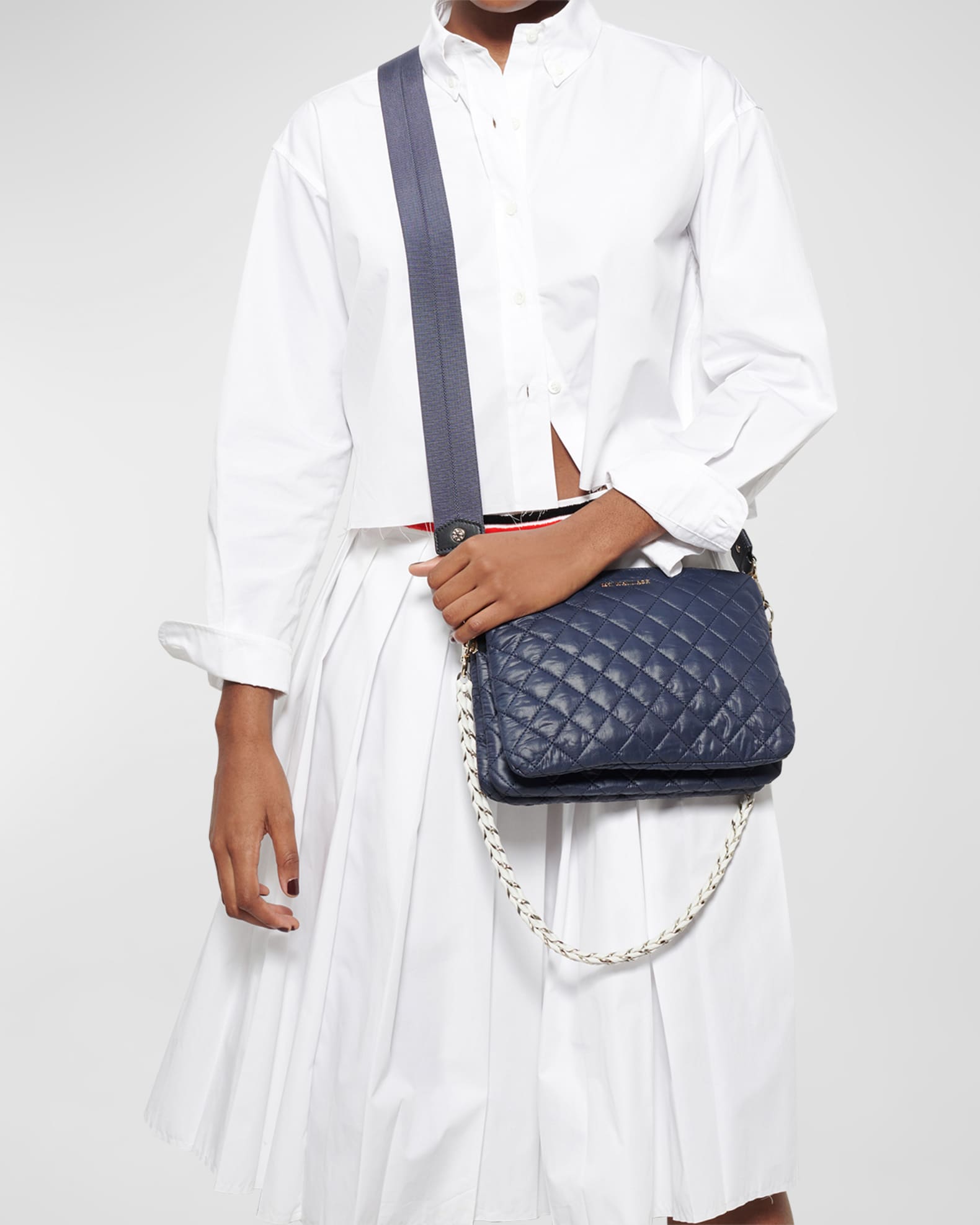 MZ WALLACE Crosby Pippa Large Quilted Shoulder Bag | Neiman Marcus