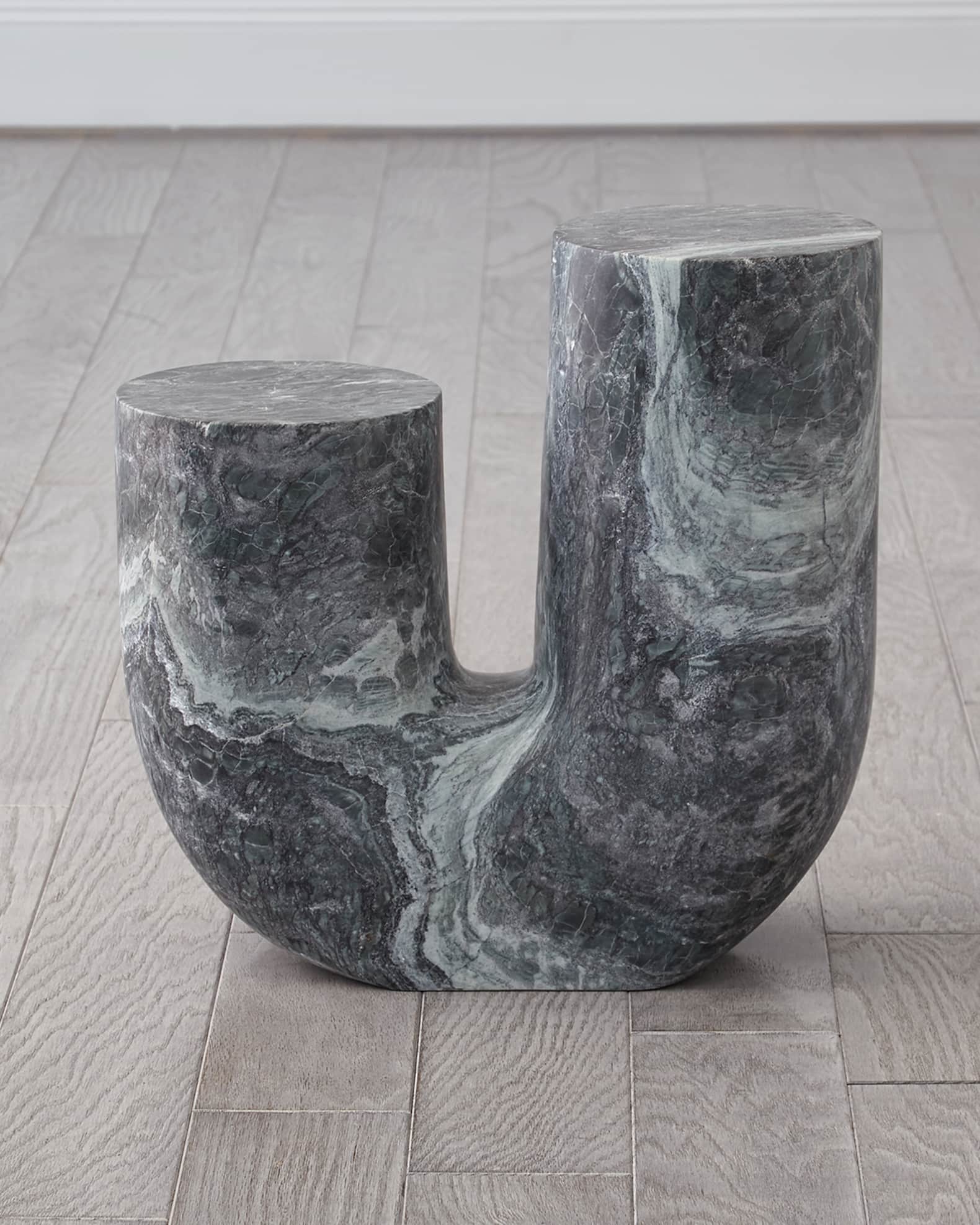 Emmalee Marble Side Table  1