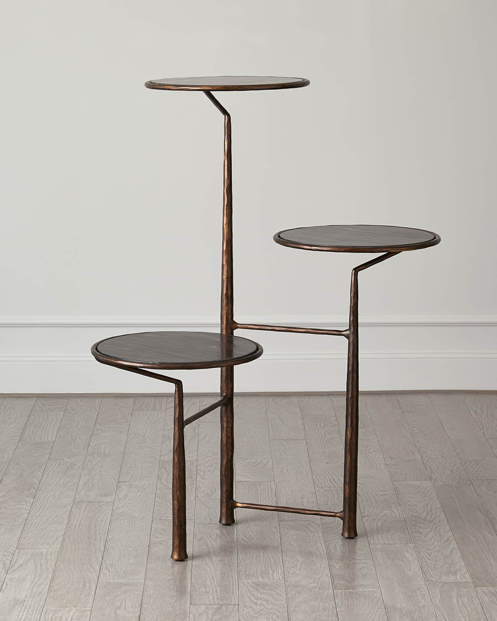 Unity Pedestal Side Table  0