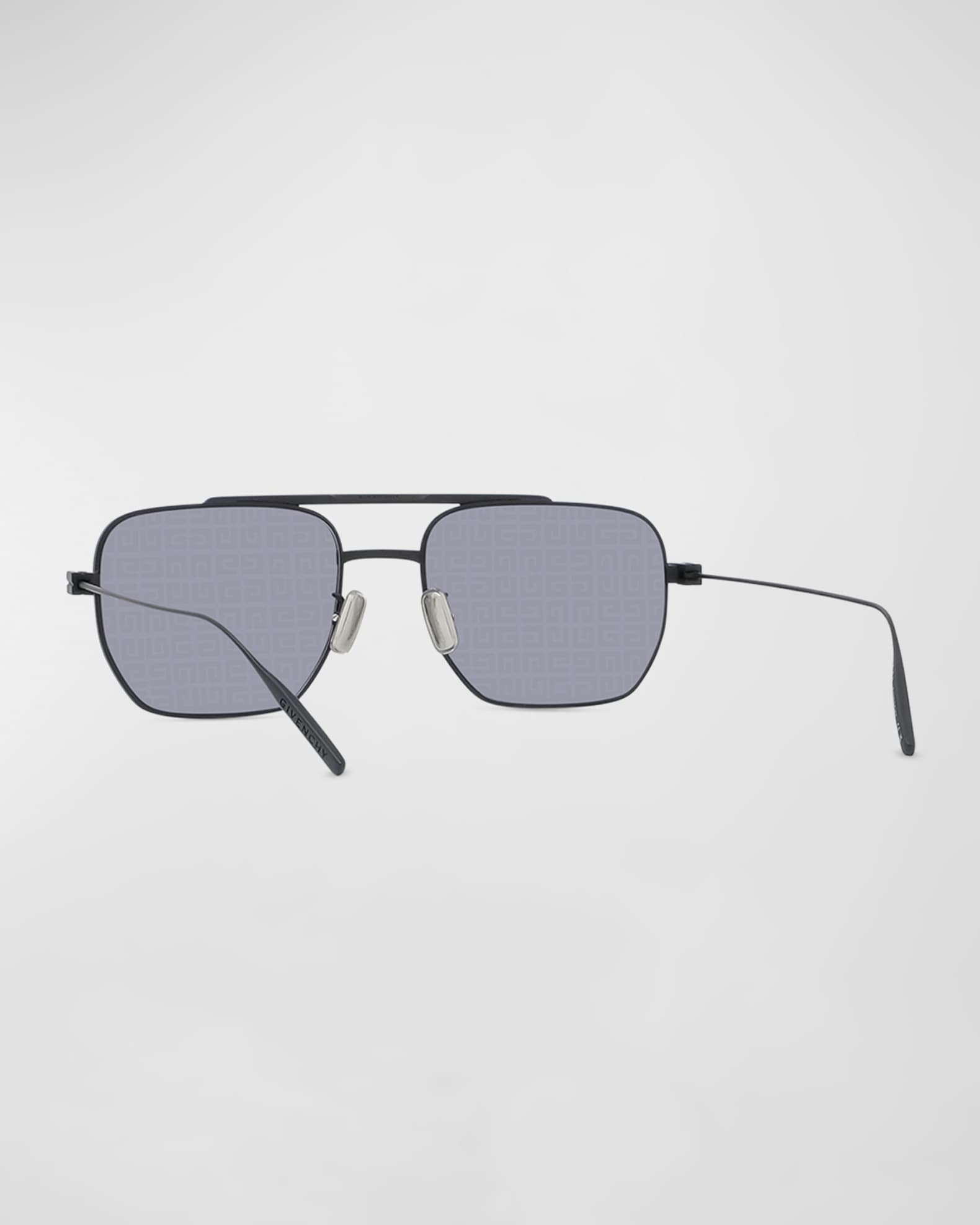 Givenchy Men's 4GLens Metal Aviator Sunglasses Neiman Marcus