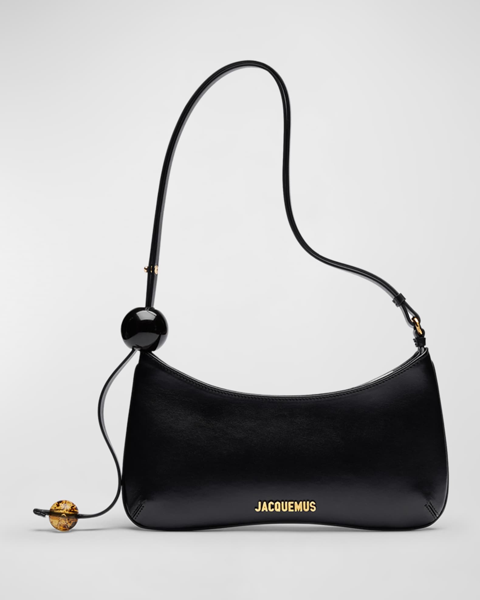 Jacquemus Le Bisou Perle ショルダーバッグ　ブラック 23227140_48936245_600.jpg