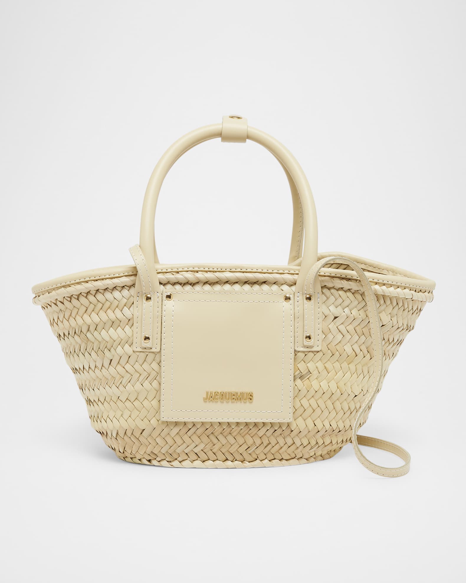 Jacquemus Le Petit Panier Soli Basket Bag | Neutrals | FARFETCH