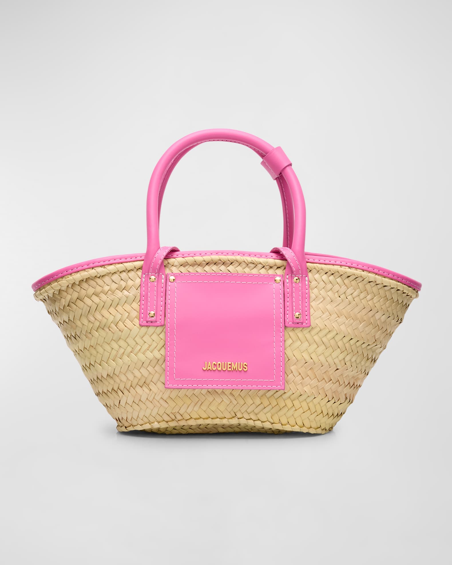 Wicker top handle bag outlet
