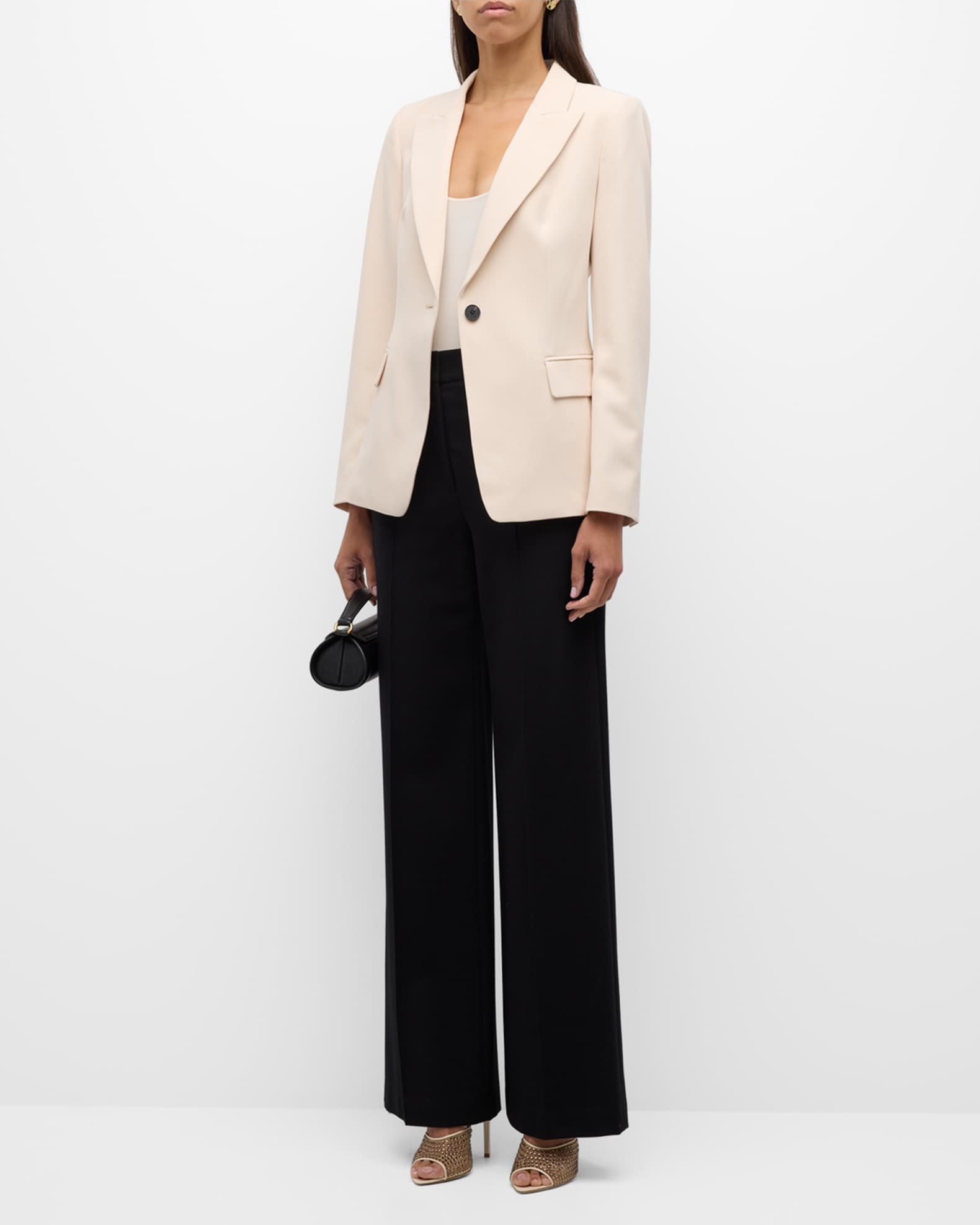 Jordi Single-Button Twill Jacket 1
