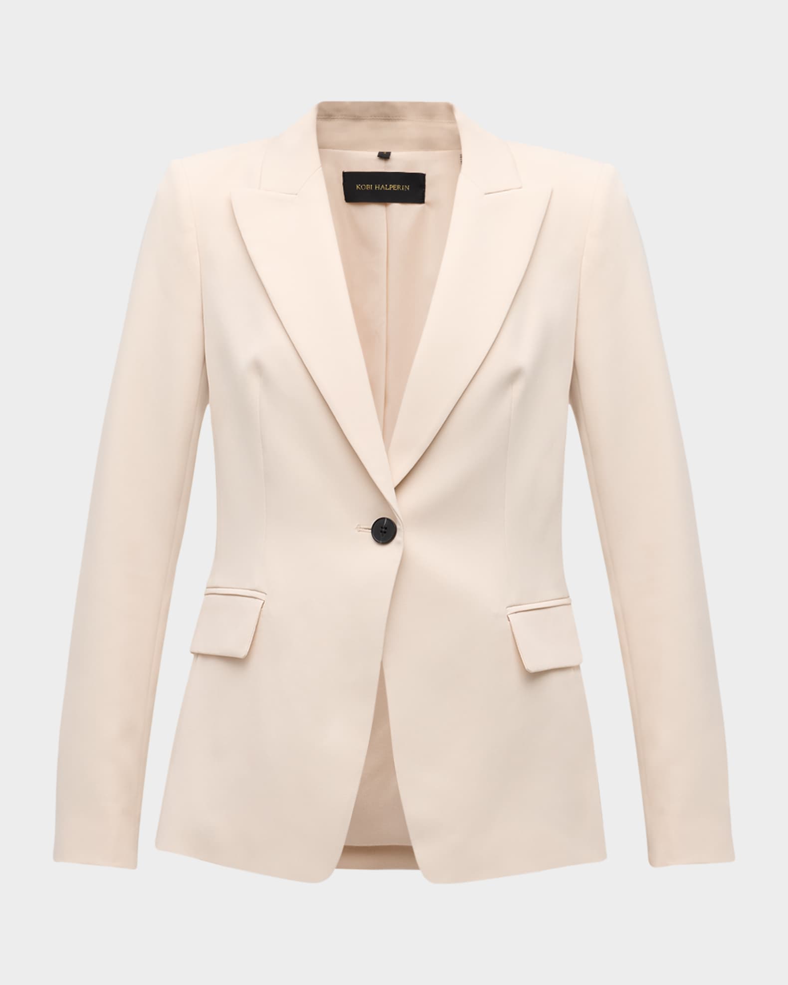 Kobi Halperin Jordi Single-Button Twill Jacket | Neiman Marcus