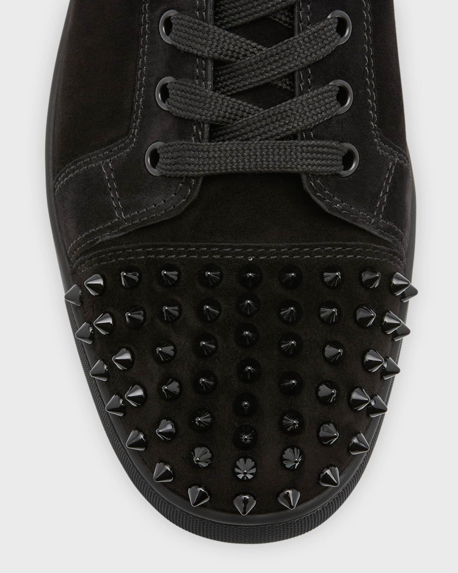 Louboutin black low top outlet