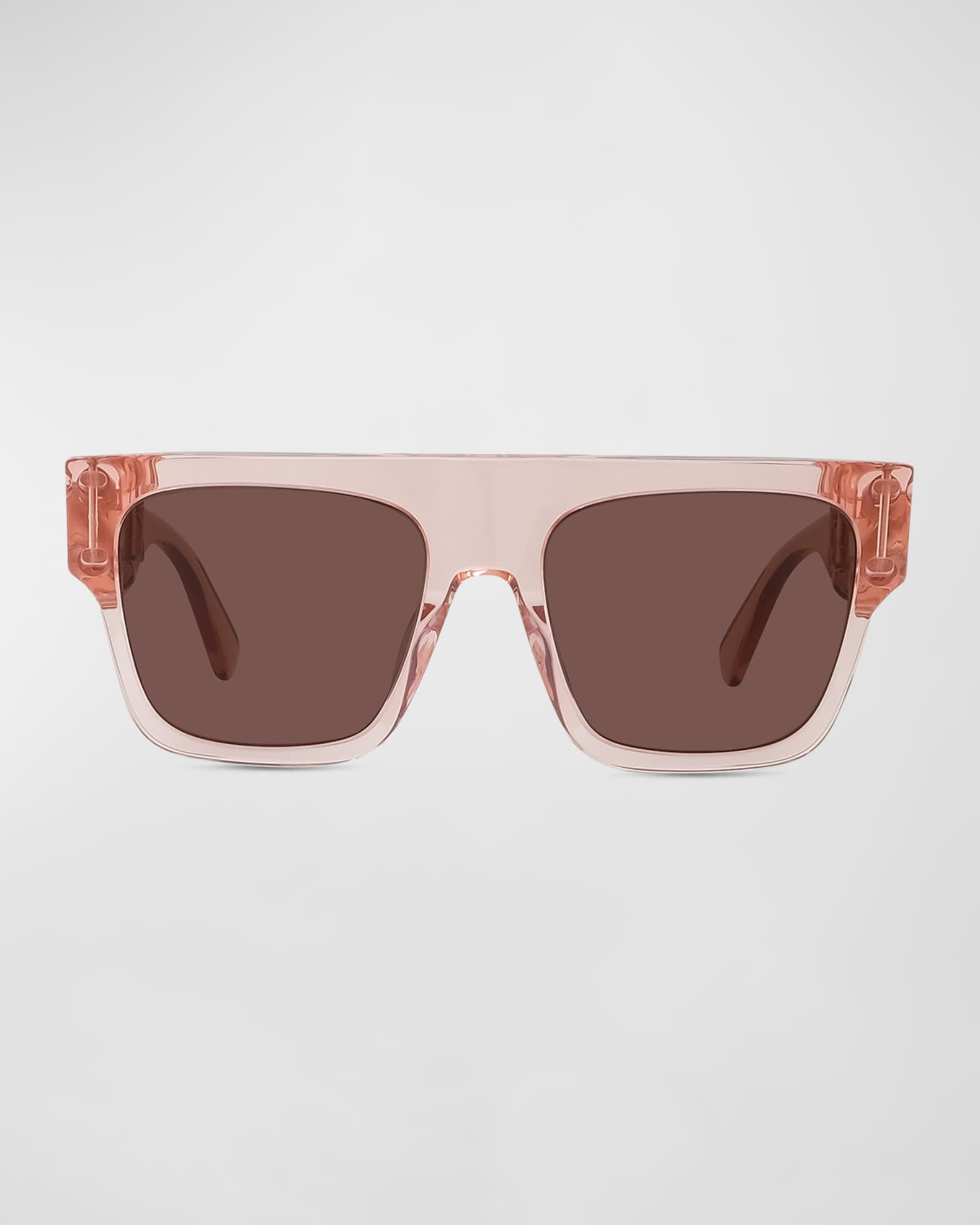 Stella McCartney Flat-Top Square Acetate Sunglasses | Neiman Marcus