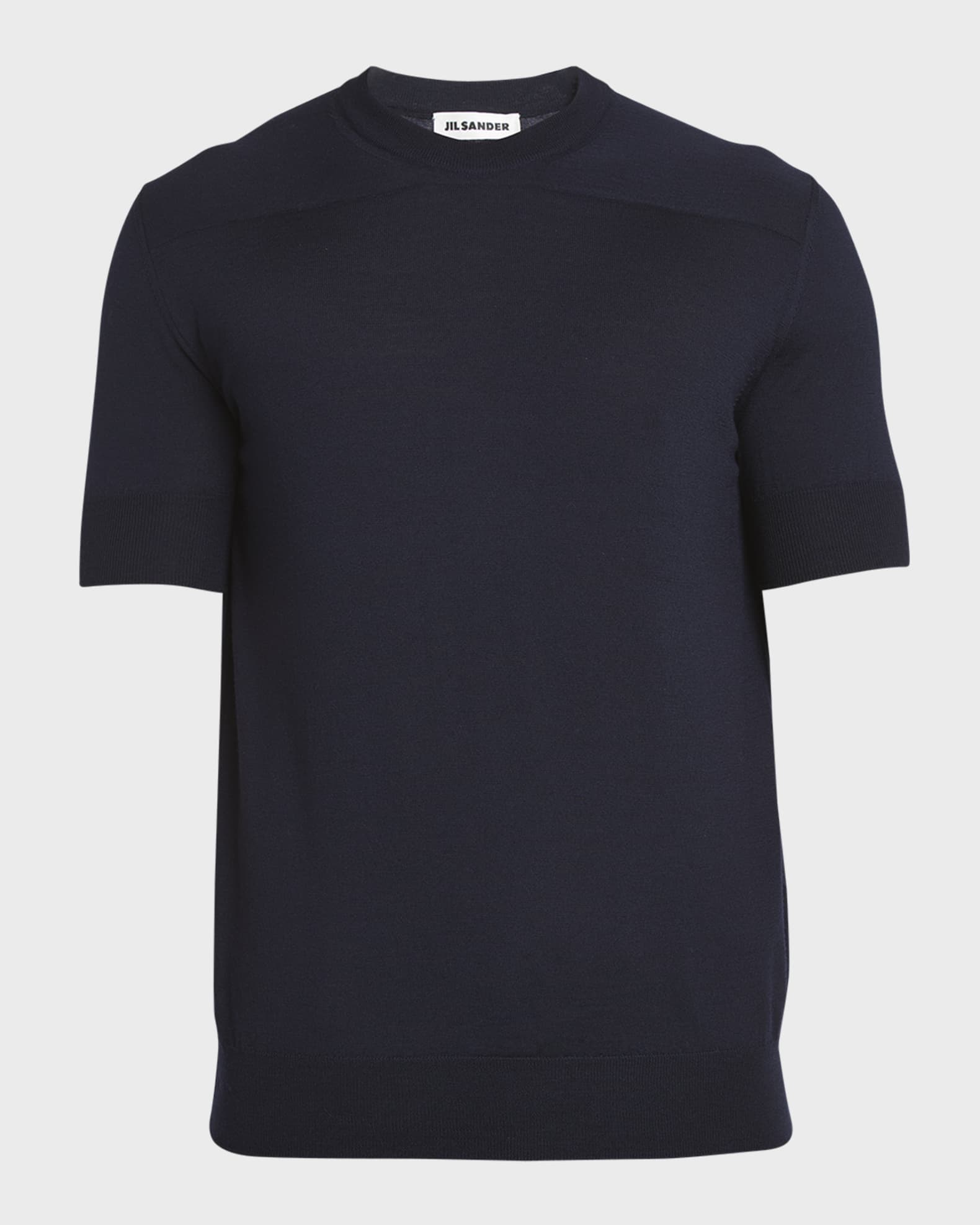 Tシャツ・カットソー JIL SANDER  Virgin wool T-shirt Jil Sander Men's Crewneck Virgin Wool Tee | Neiman Marcus