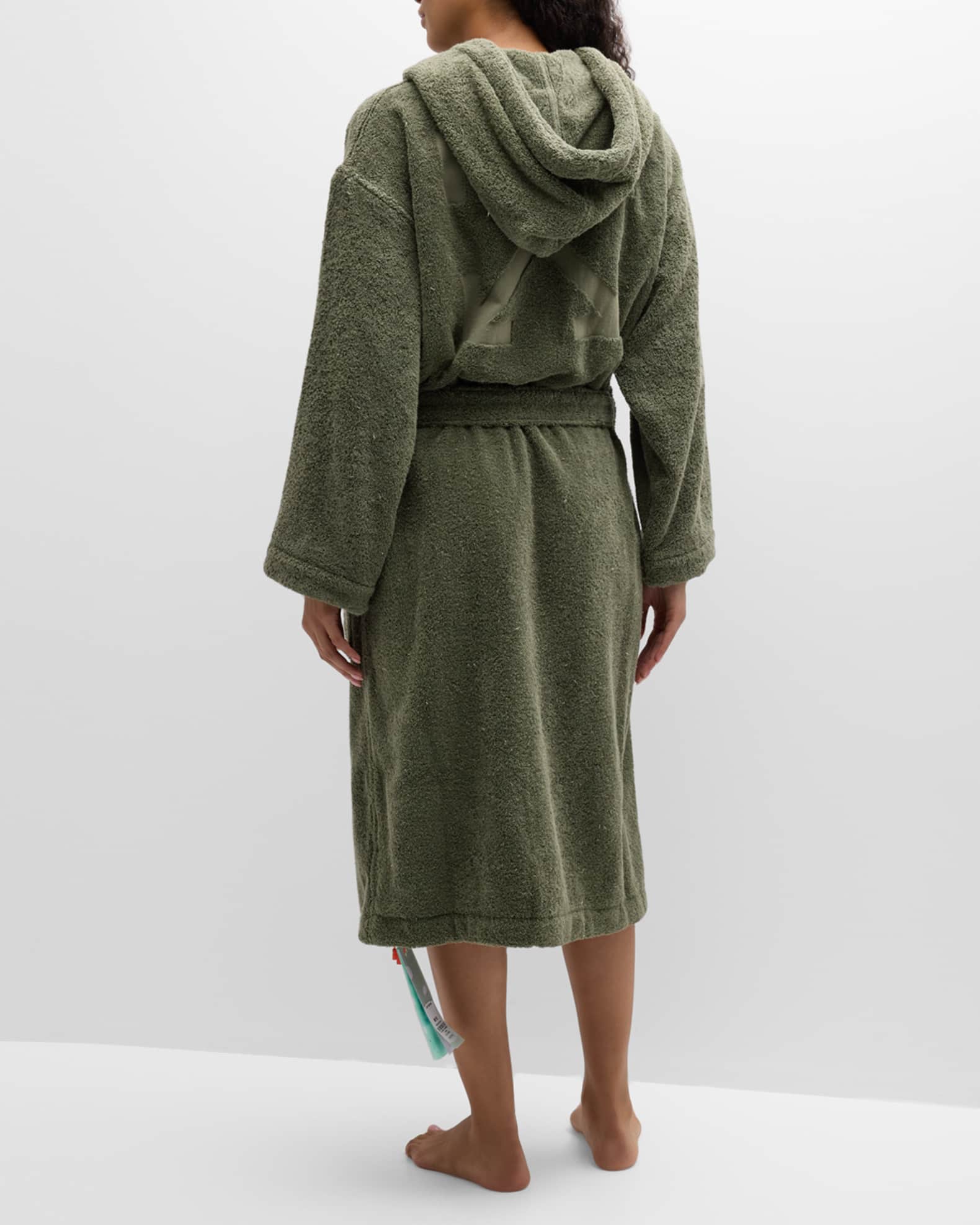 OffWhite Bookish Hooded Bathrobe Neiman Marcus