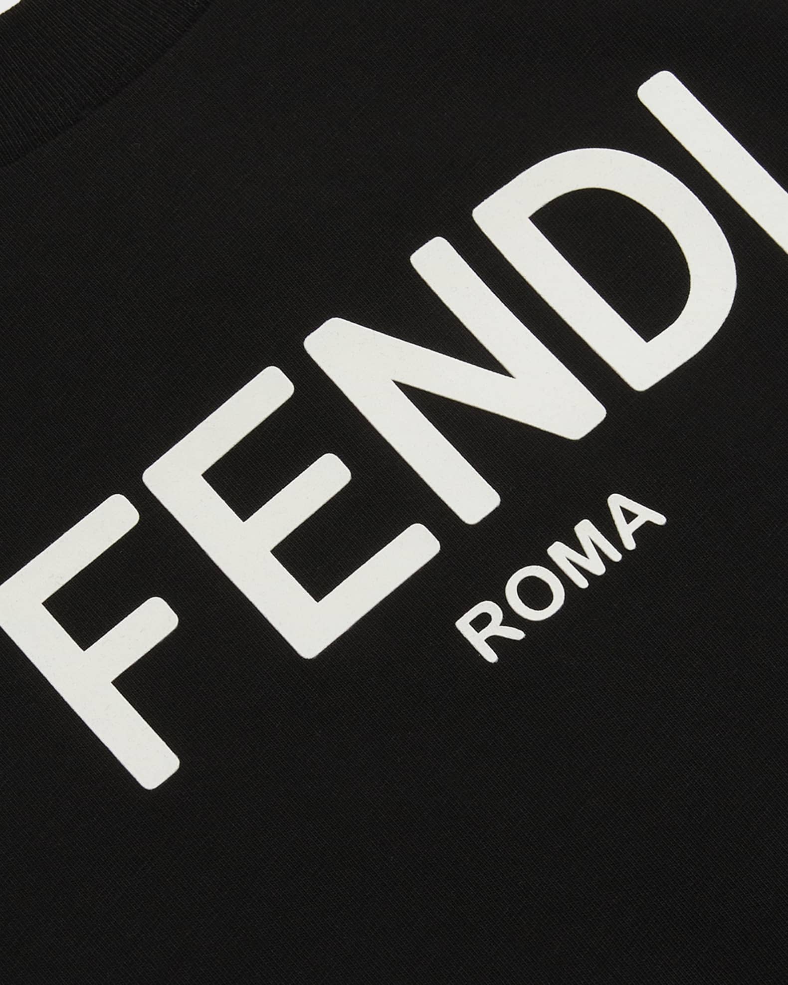 Fendi Girl's Classic LogoPrint TShirt, Size 46 Neiman Marcus