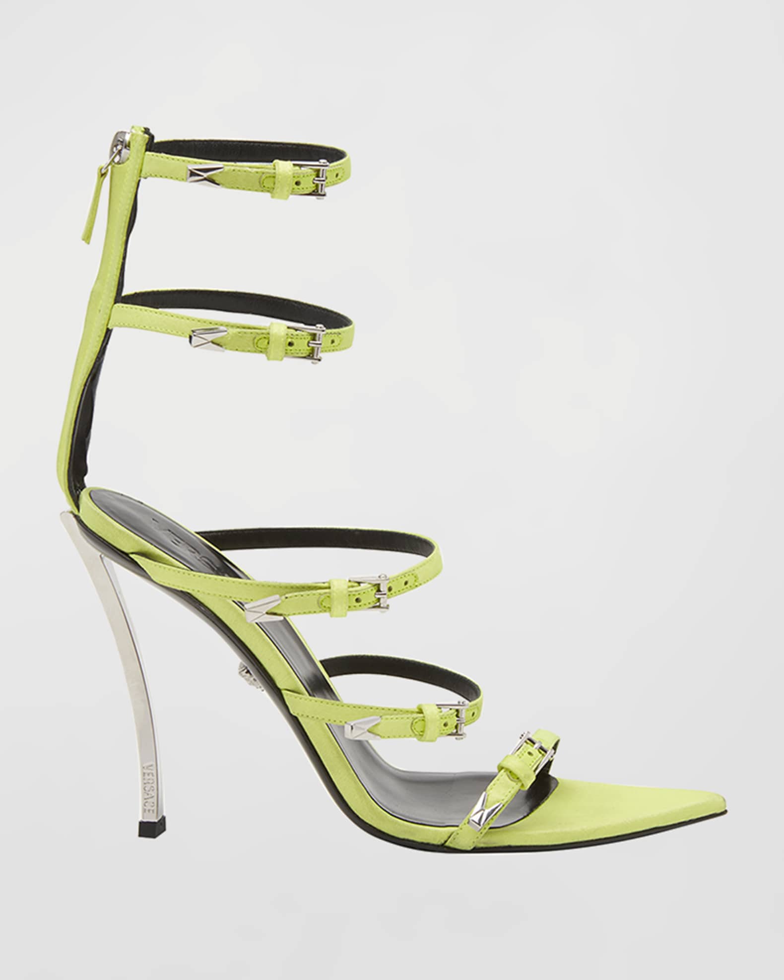 Versace logo heels hot sale