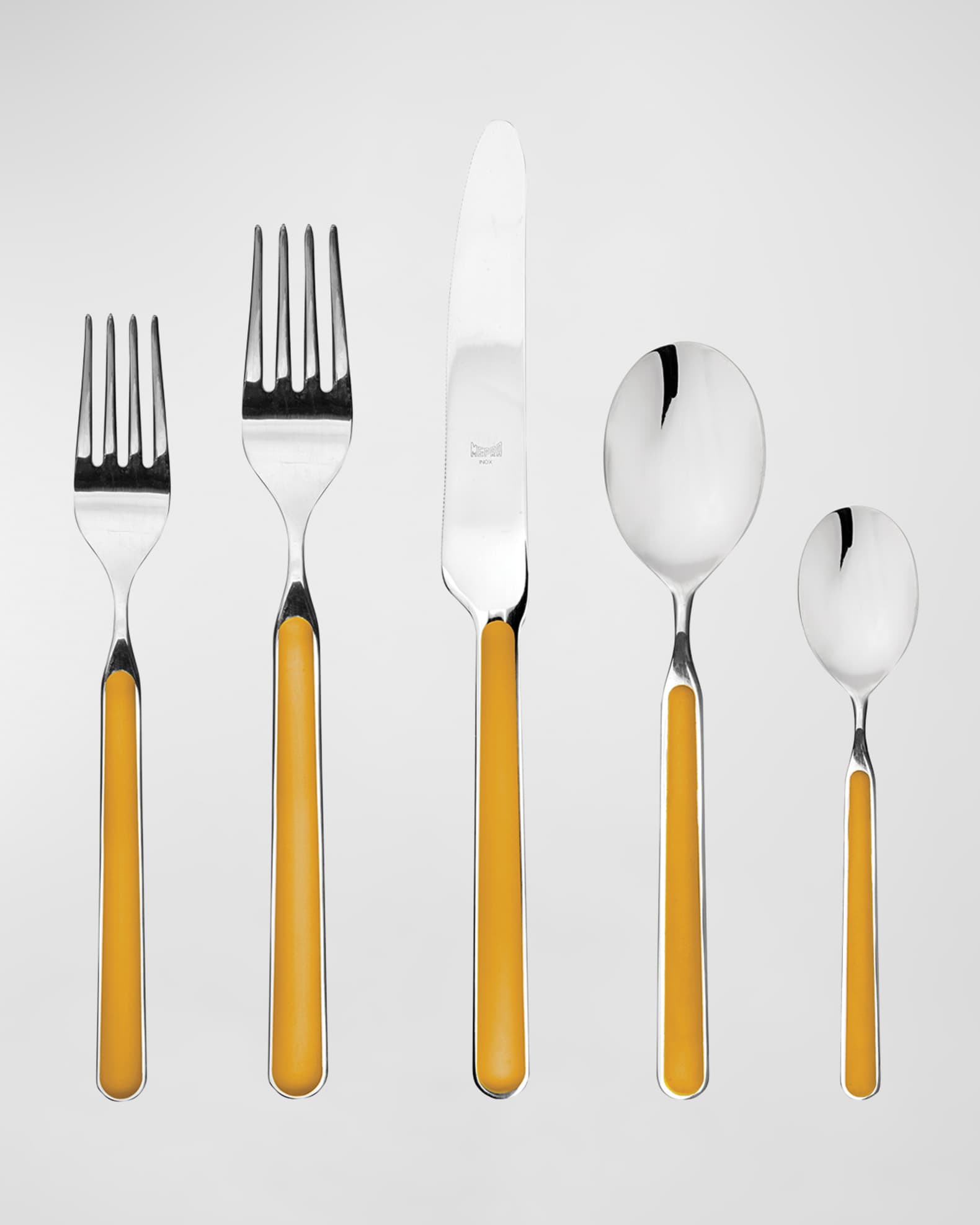 Fantasia Mustard 20-Piece Flatware Set 0
