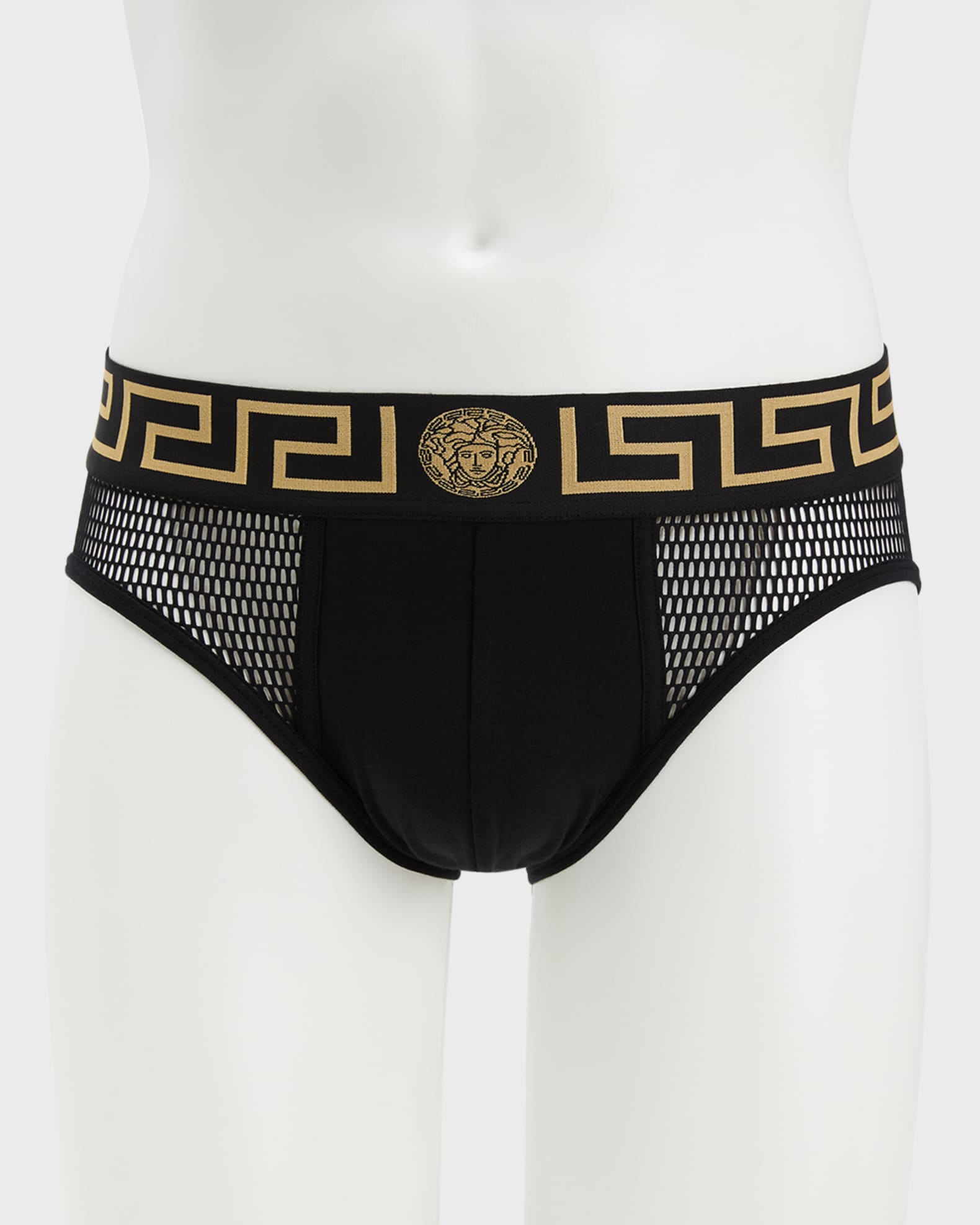 VERSACE MAN BLACK UNDERWEAR - VERSACE - UNDERWEAR