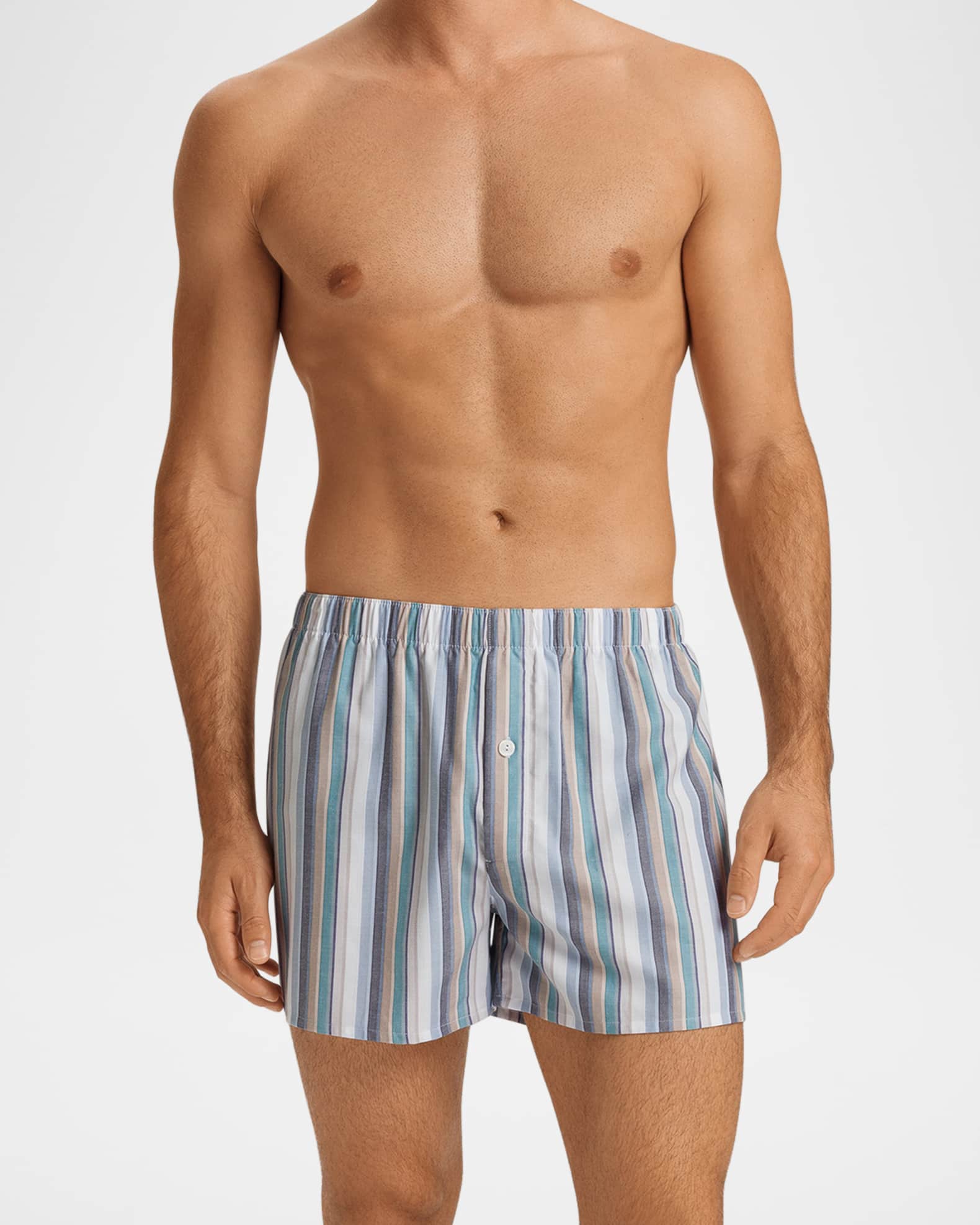Men's Multi-Stripe Boxers 1