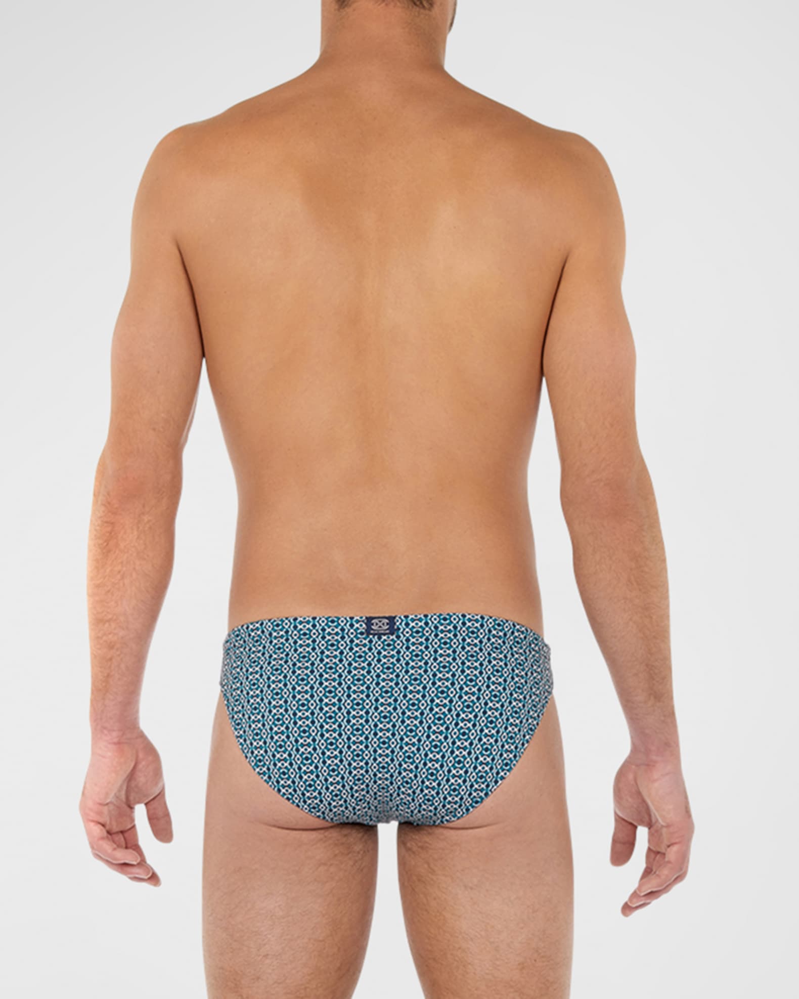 HOM Men's Monochrome Swim Micro Briefs Neiman Marcus