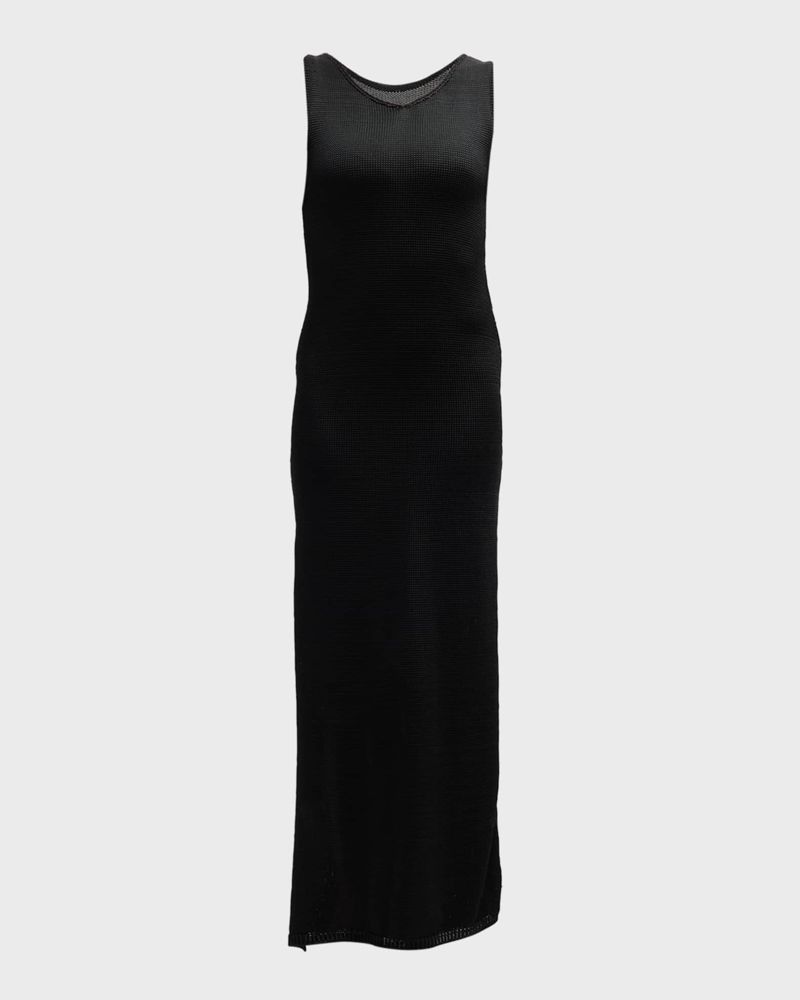 THE ROW Maldo VNeck Sleeveless Knit Maxi Dress Neiman Marcus