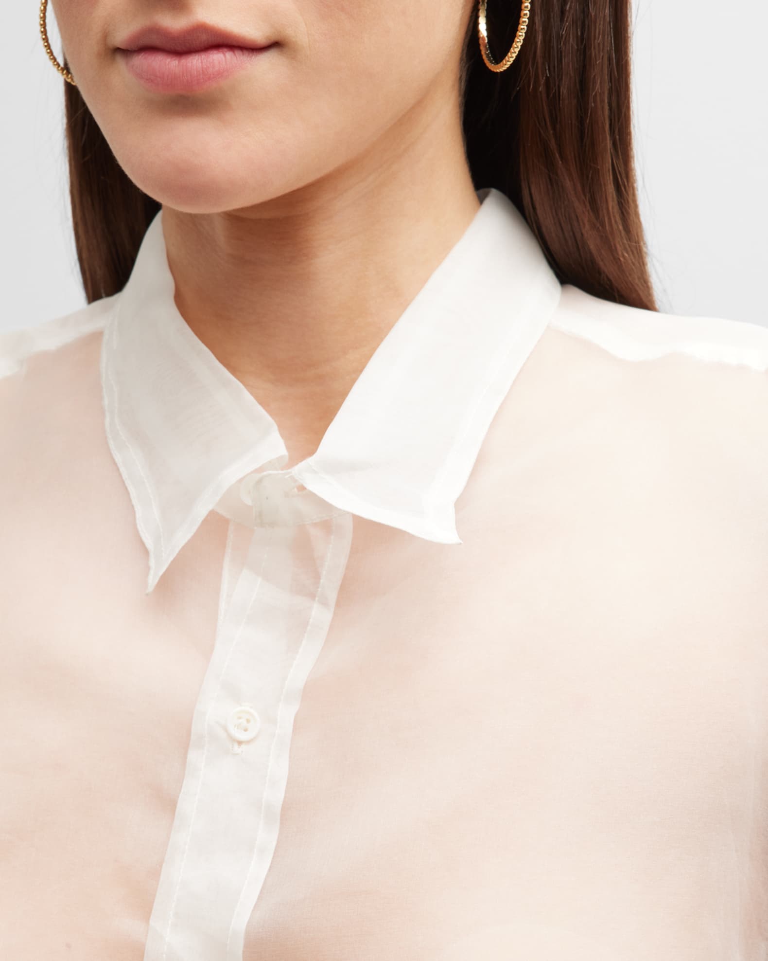 Oversized silk shirt Shirts