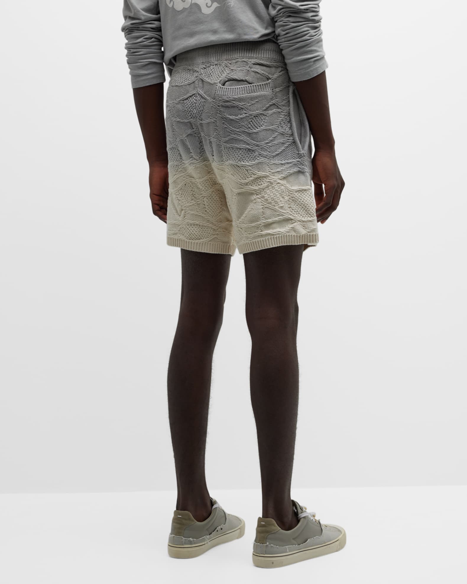 TWENTY Montreal Men's Crossover Netting Sweater Shorts Neiman Marcus