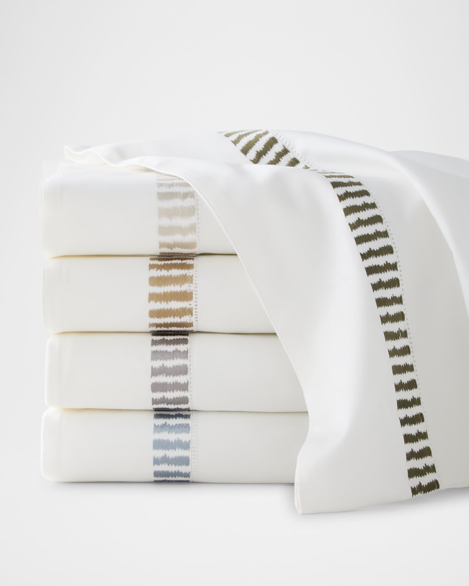Savona 400 Thread Count Embroidered King Sheet Set 0