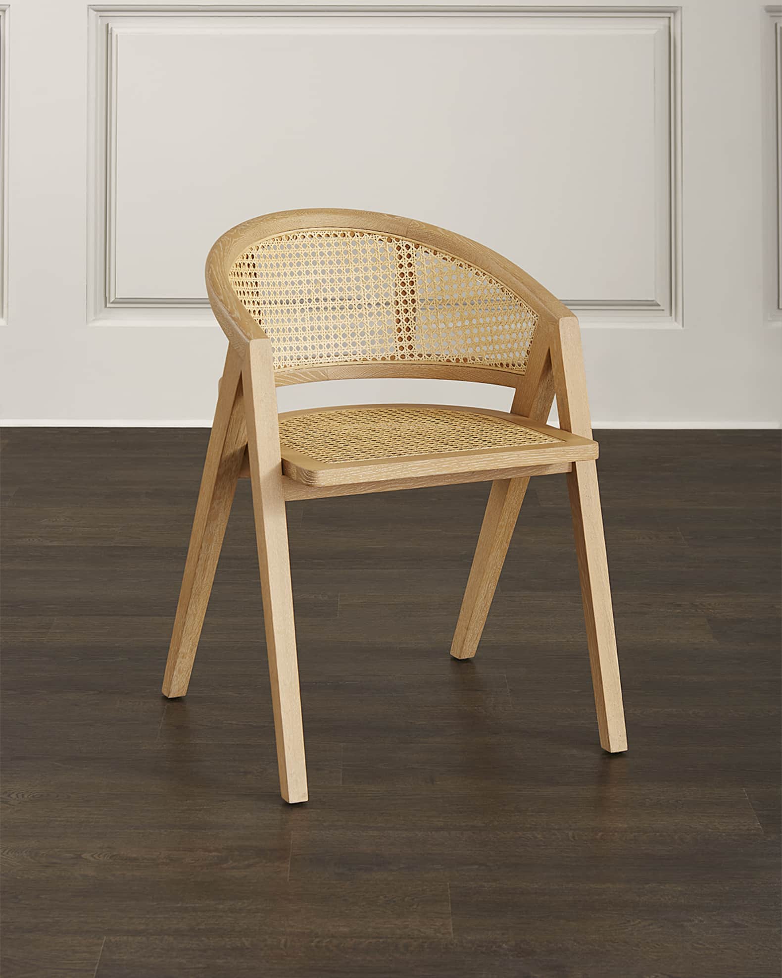 Skip Cane Dining Chair  0