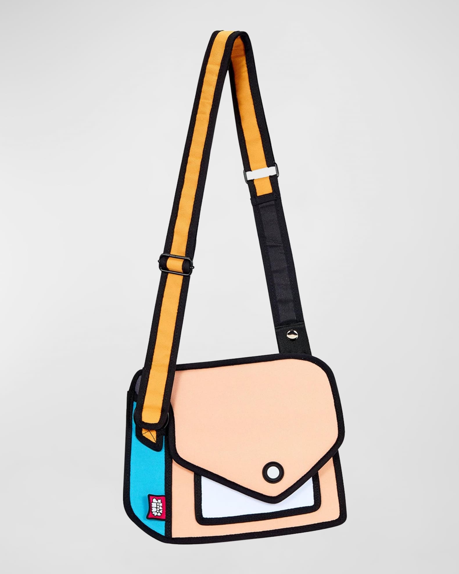 Cartoon Embossing Envelope Crossbody Bag, Pu Leather Textured Bag