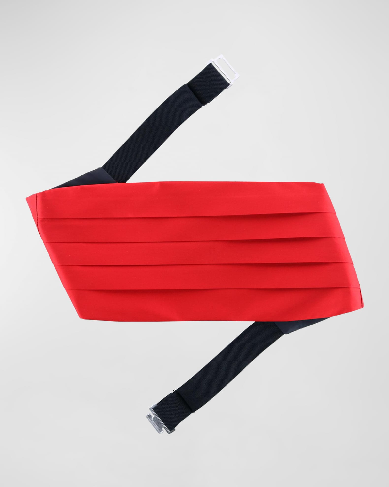 Aazon.co: Sipowe Boy's Solid Red Satin Cuberbund
