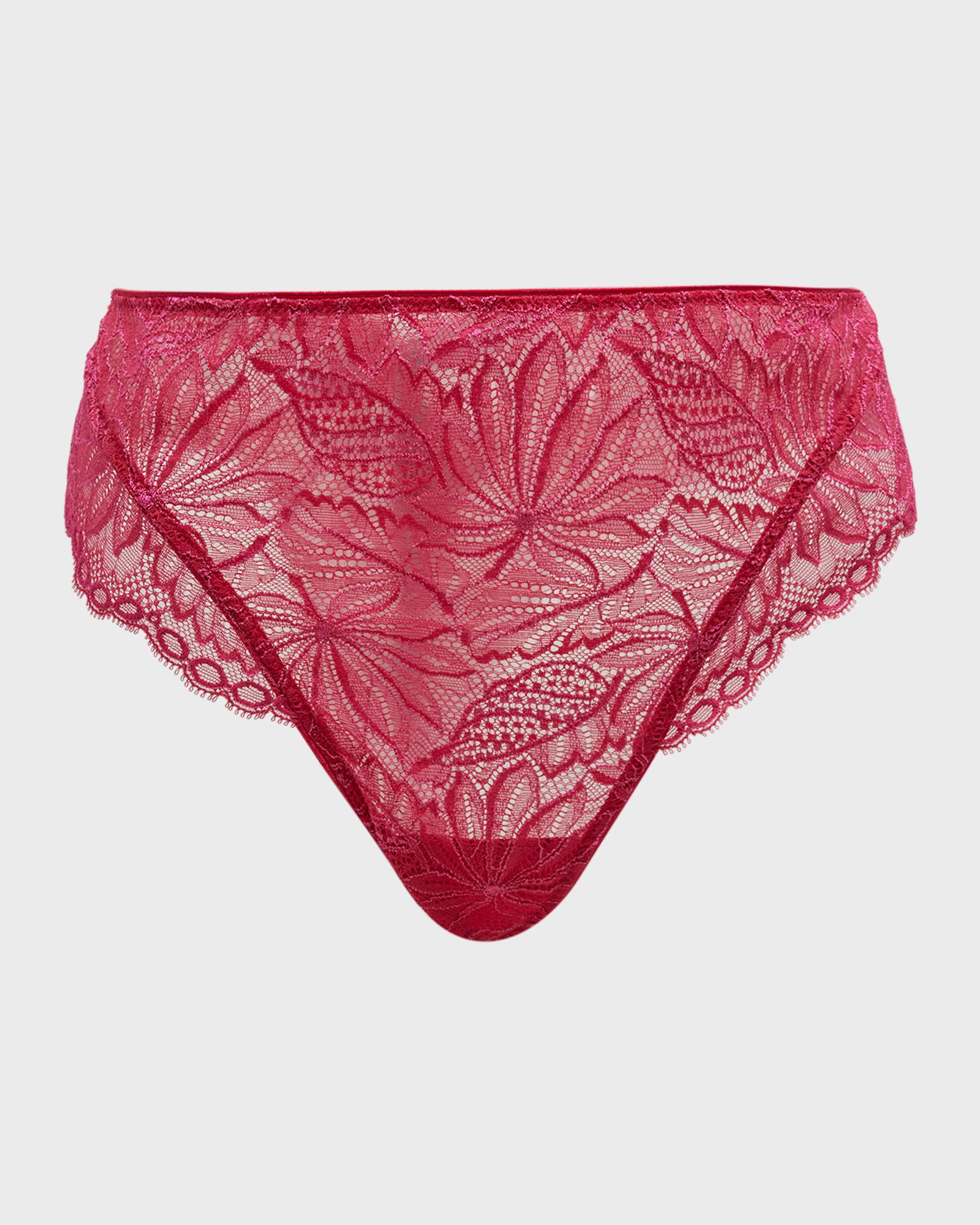 Simone Perele Women's Exotica Full Cup Bra - Raspberry, Size 34E, Full Coverage Lingerie - View #2