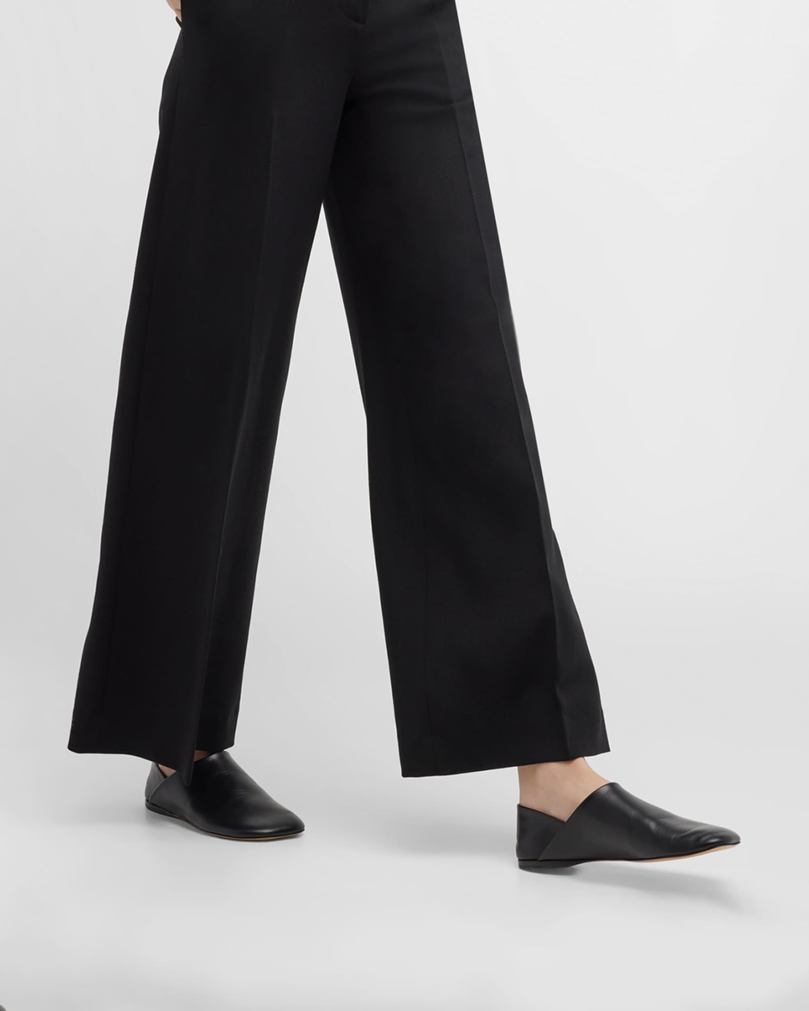 Loewe Toy Leather Slipper Loafers | Neiman Marcus