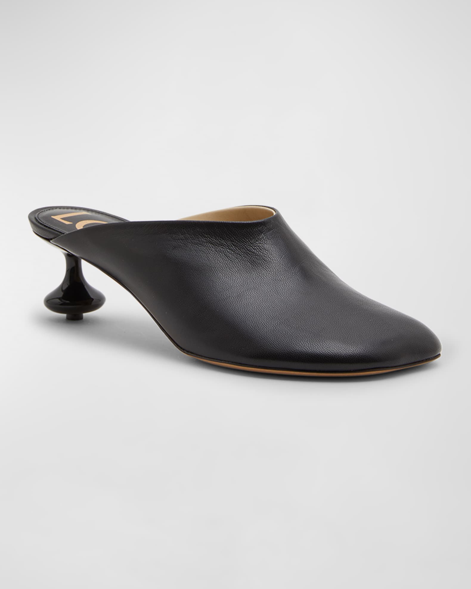 【LOEWE】Toy レザー ミュール ブラック Loewe Toy Leather Drop Stiletto Mules | Neiman Marcus