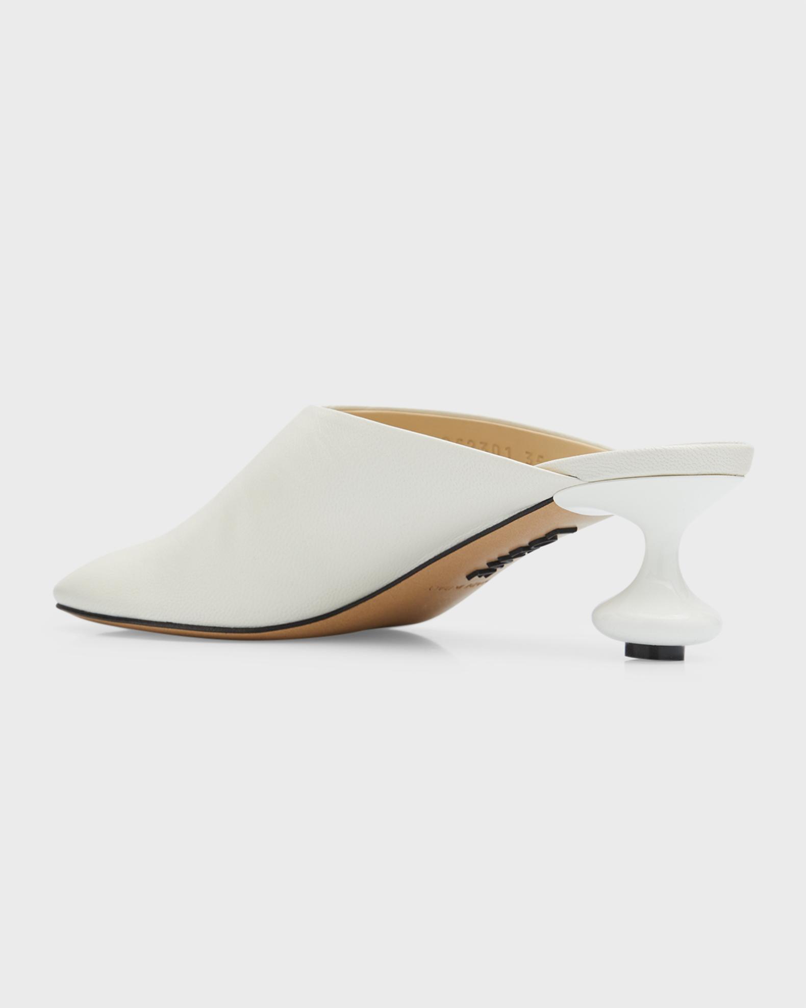 Loewe Toy Leather Drop Stiletto Mules | Neiman Marcus