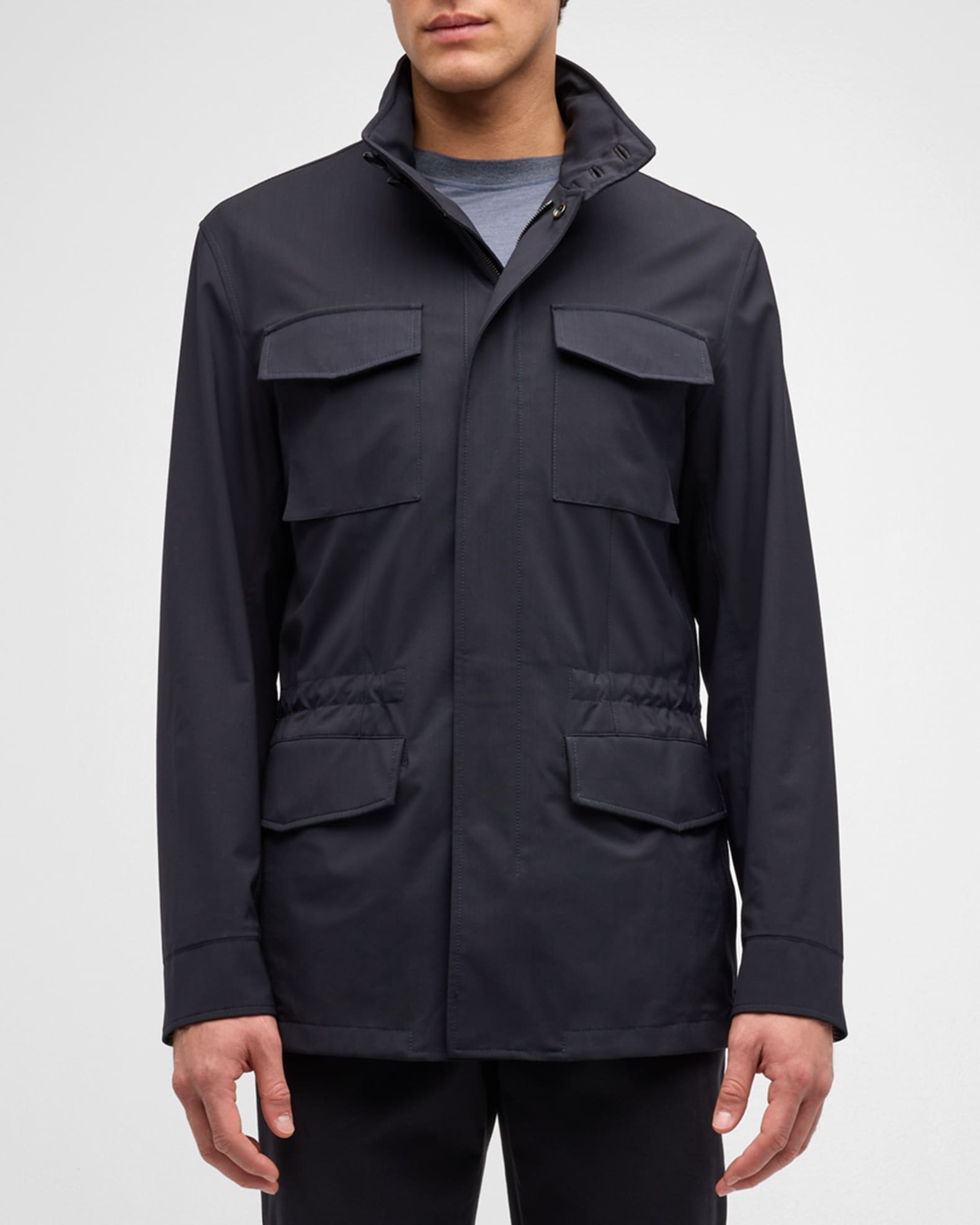 Zegna elements coat top
