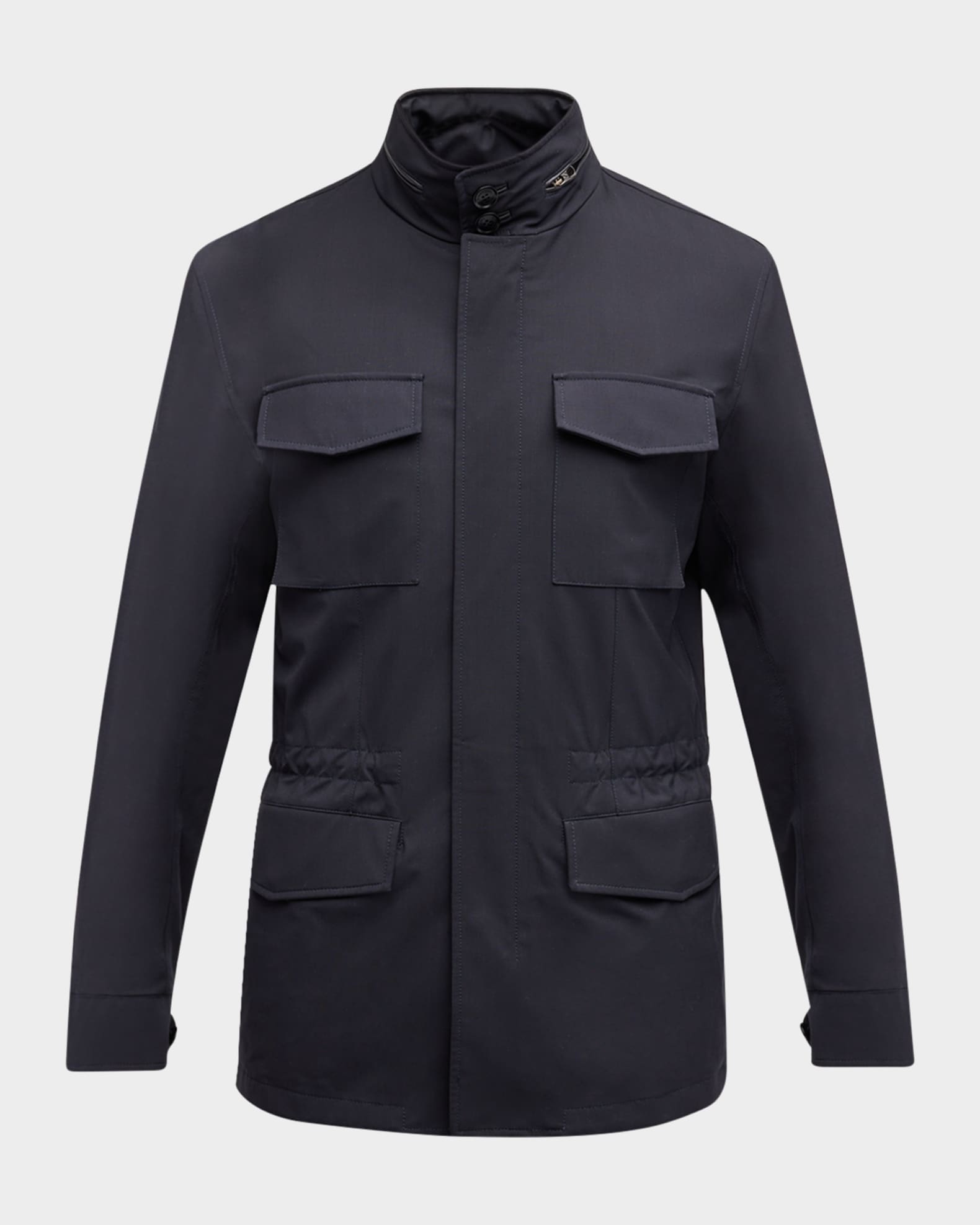 ZEGNA Men's Trofeo Elements Car Coat | Neiman Marcus