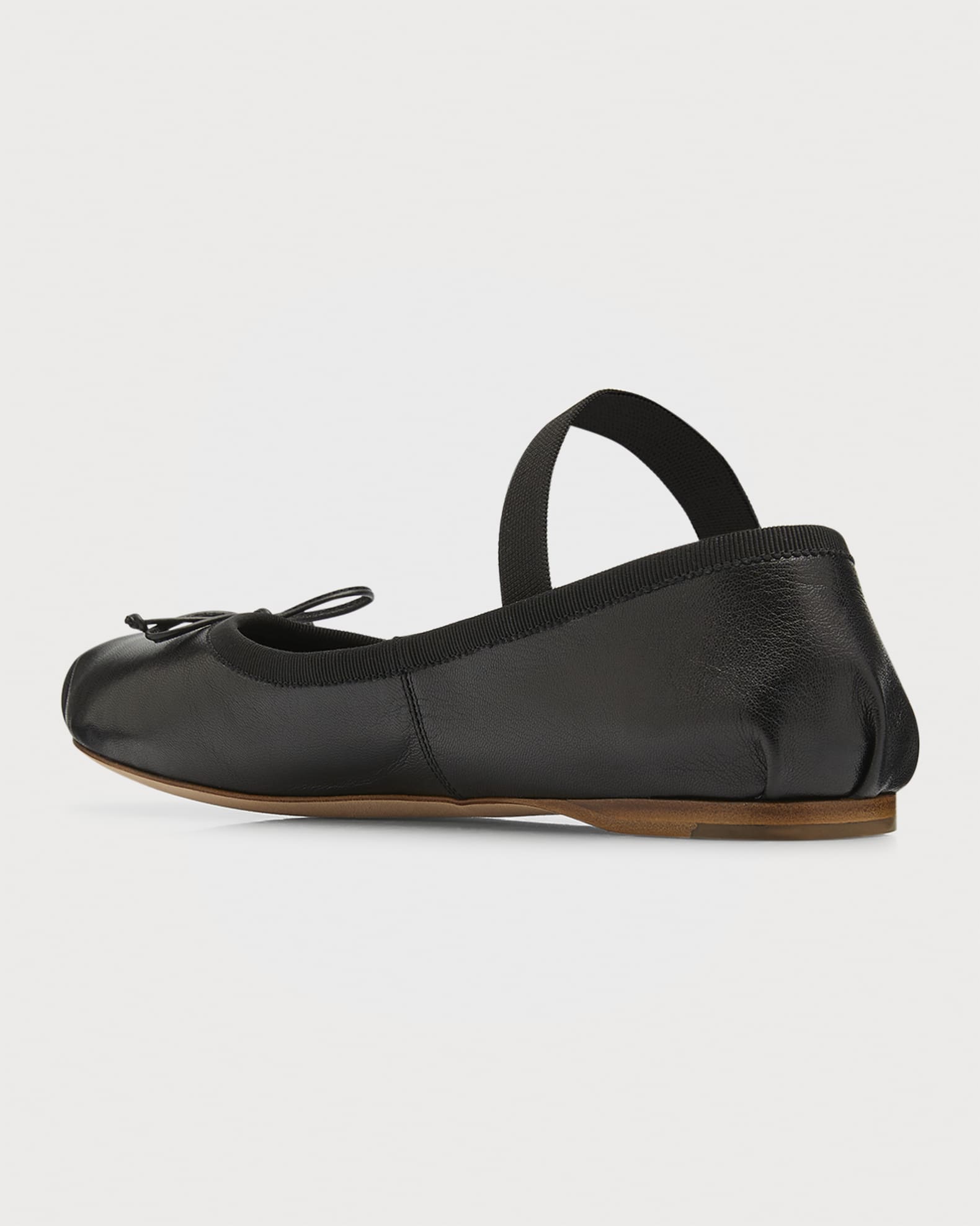 バレエシューズ MIU MIU 5F794D_XUU_F0NZ2 LEATHER BALLERINAS Water Lily Leather Ballerinas | Miu Miu