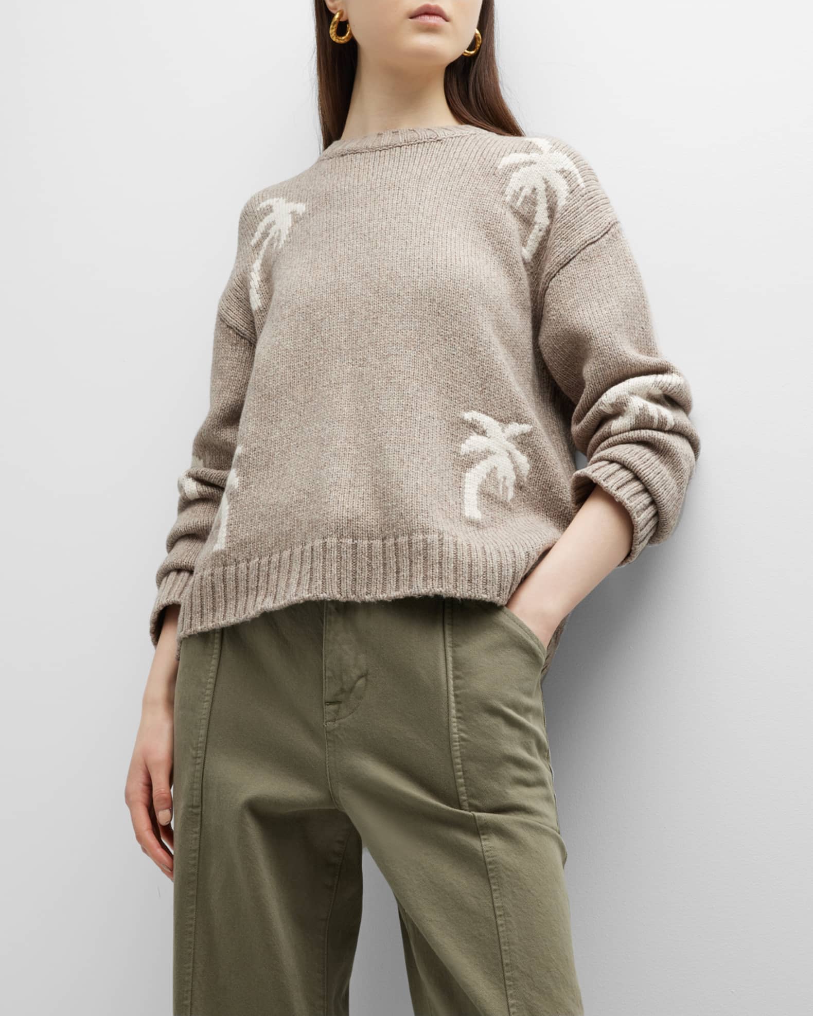 Rails Zoey Palm Tree Sweater | Neiman Marcus