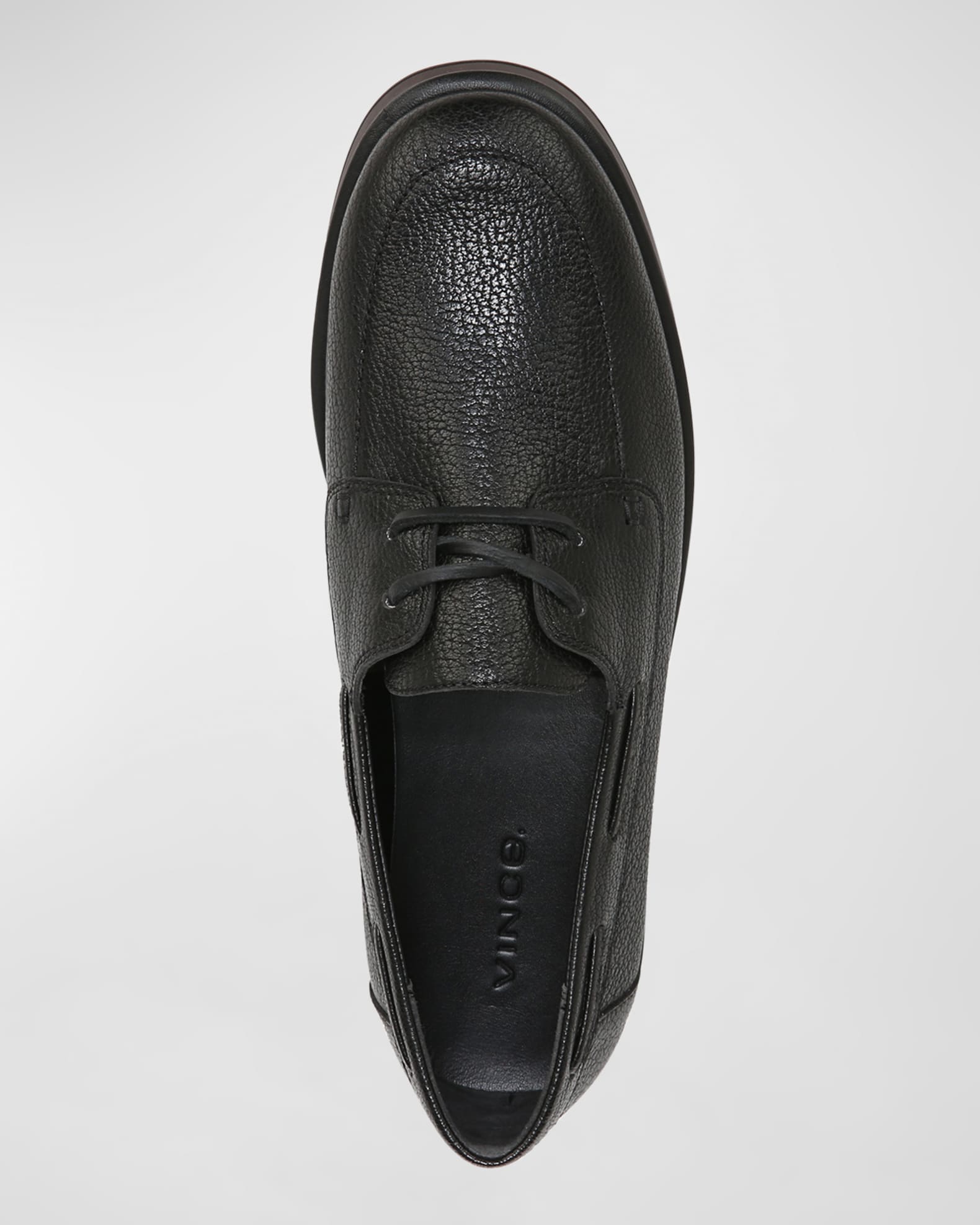 Vince Men's Cillian Leather Boat Shoes Neiman Marcus