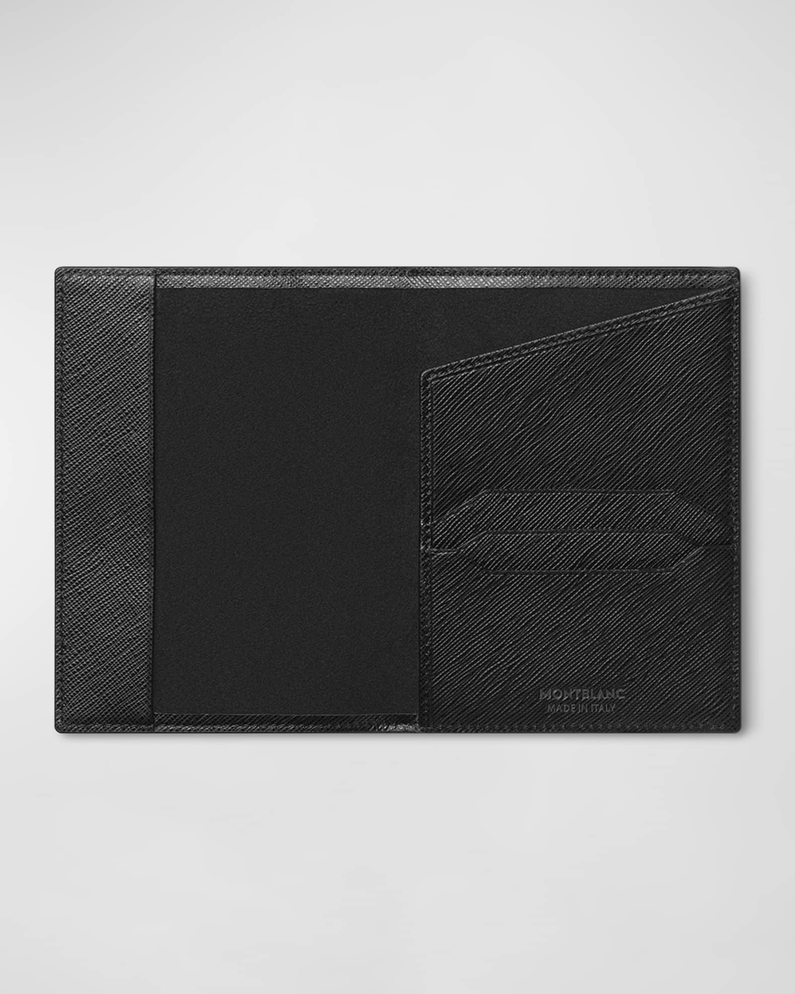 旅行かばん・小分けバッグ MONT BLANC MB Sartorial Passport Holder Montblanc Sartorial Passport Holder Black – P.W. Akkerman